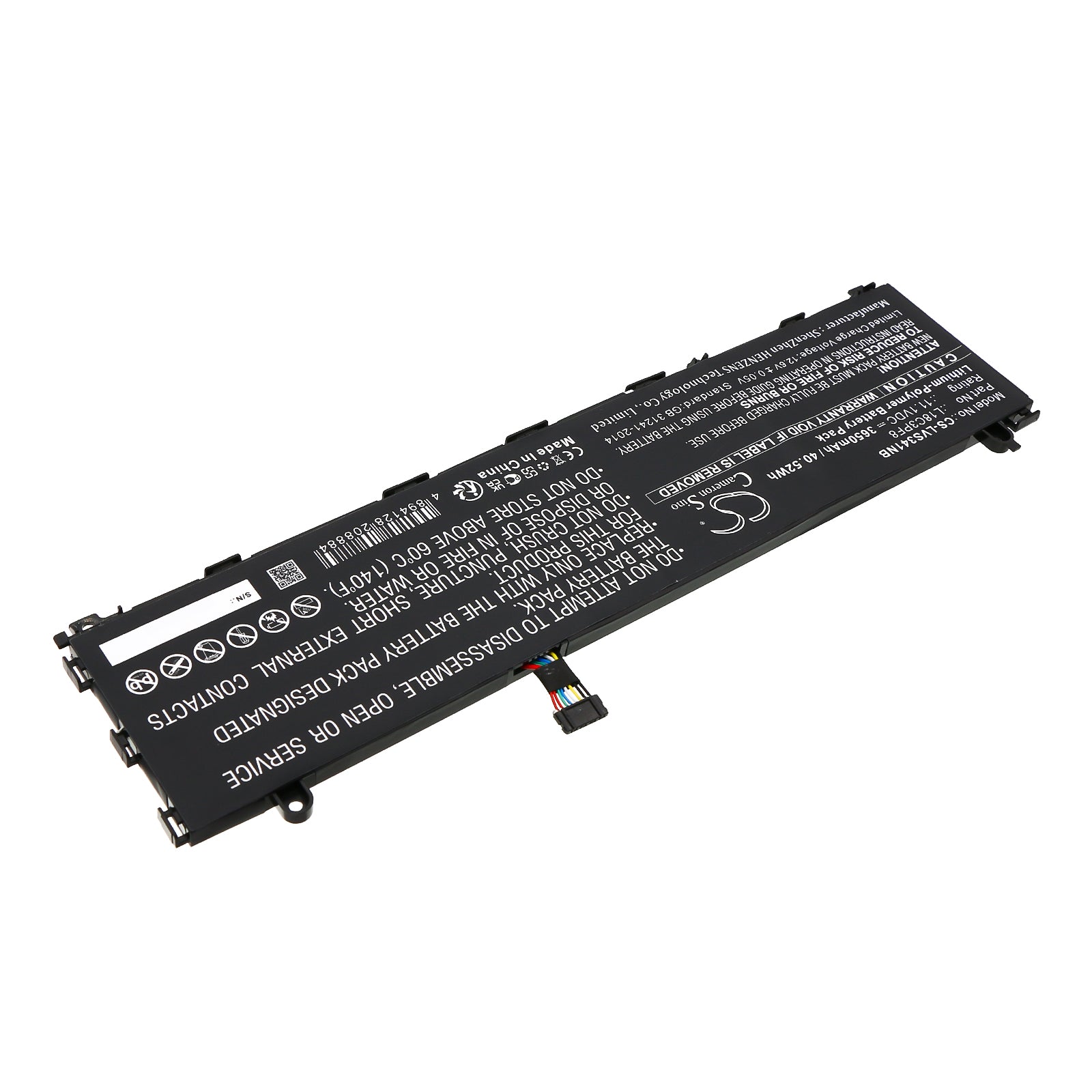 Li-Polymer, Notebook, Laptop Battery fits Lenovo Ideapad S340-13, Ideapad S340-13iml, 11.1V, 3650mAh Notebook, Laptop Cameron Sino Technology Limited