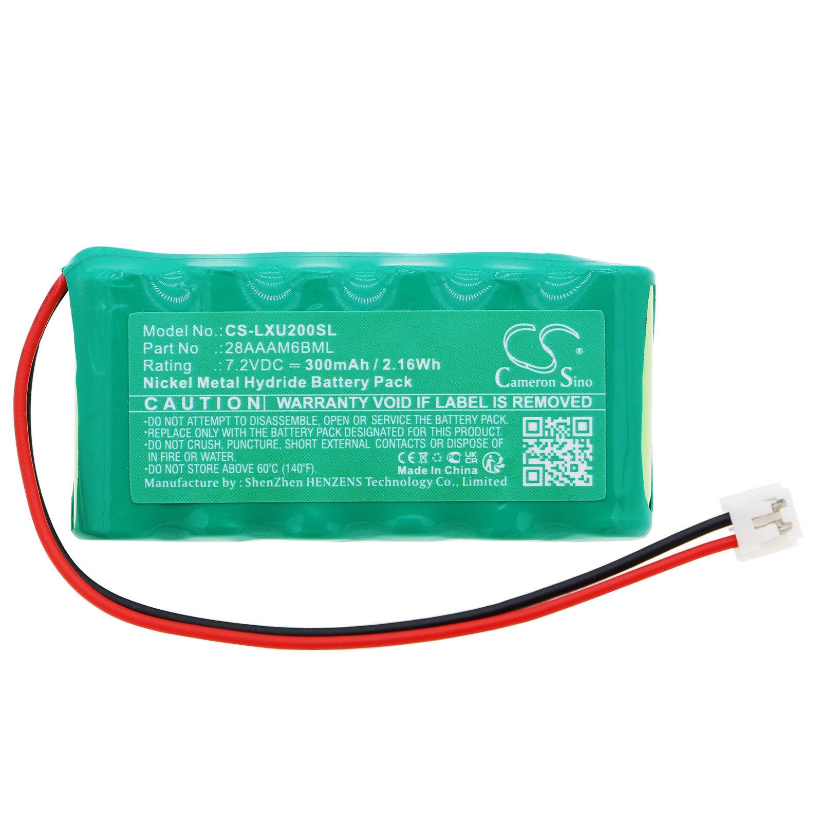 Ni-MH, Siren Alarm Battery fits Lexus 89040-53011, 89040-53012, 7.2V, 300mAh Siren Alarm Cameron Sino Technology Limited