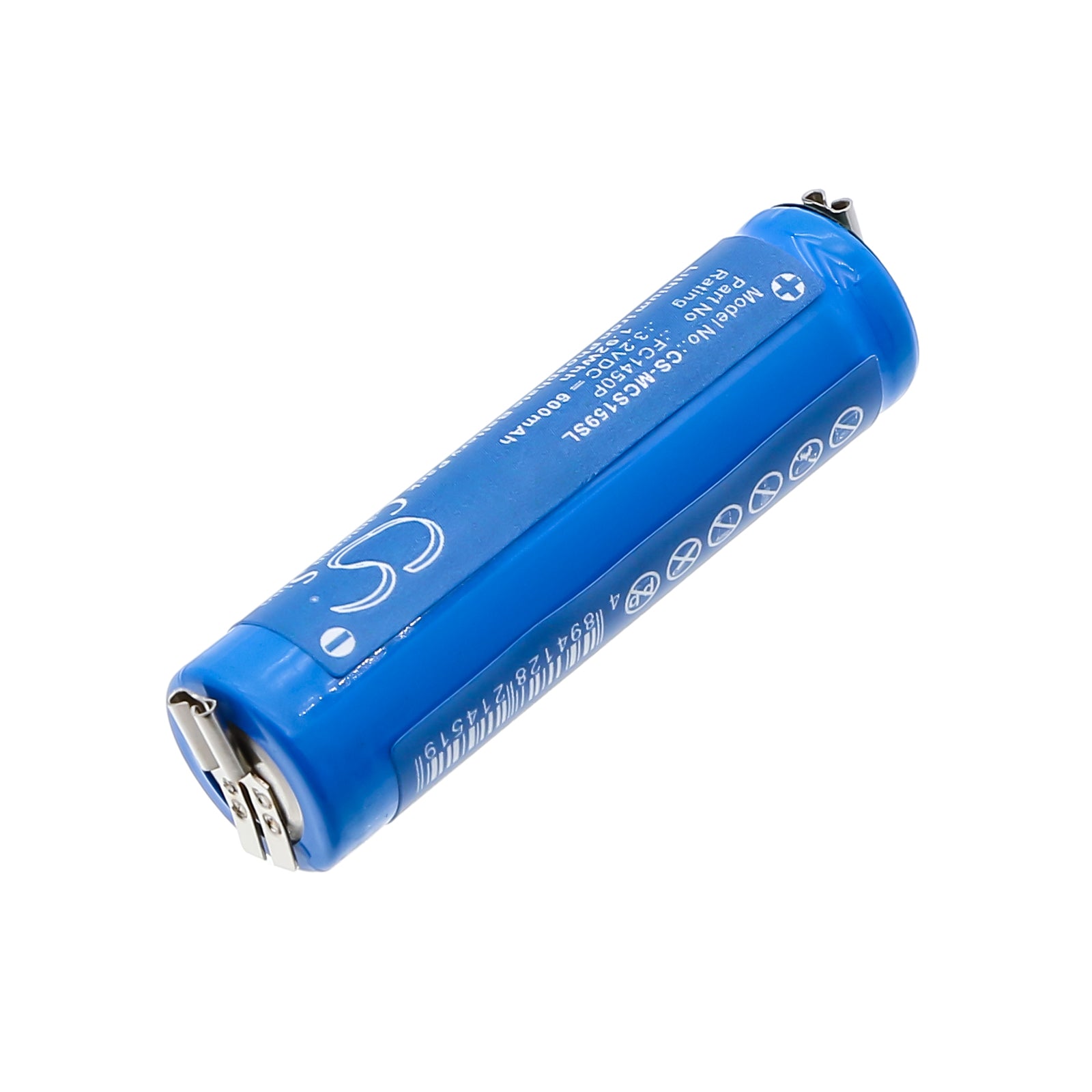 3.2V, LiFePO4, 600mAh, Battery fits Moser ChromStyle 1584 Li pro mini, 1.92Wh Shaver Cameron Sino Technology Limited