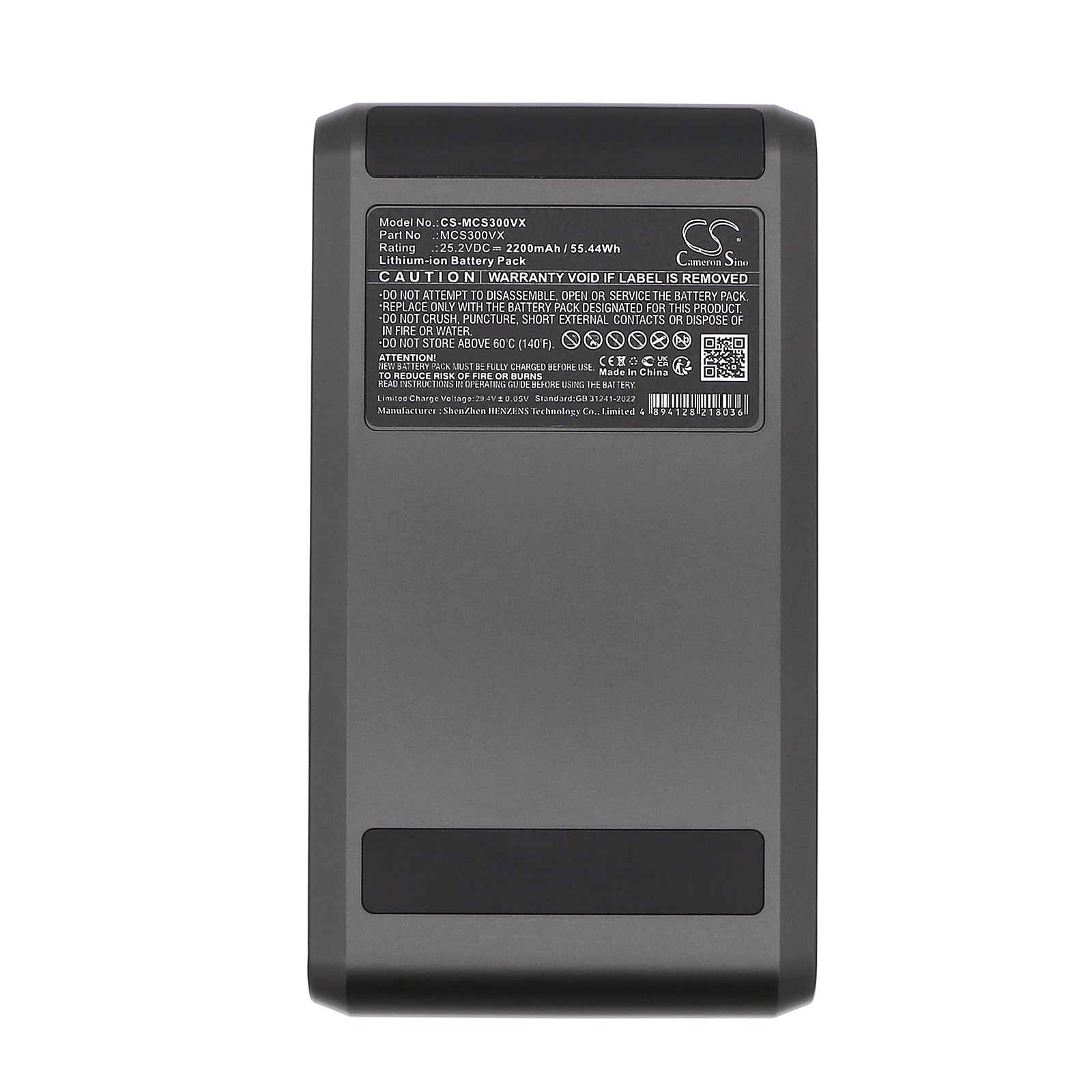 25.2V, Li-ion, 2200mAh, Battery fits Maircle S3, S3 Mate Cordless Pet Vacuum Cleaner, 55.44Wh Vacuum Cameron Sino Technology Limited