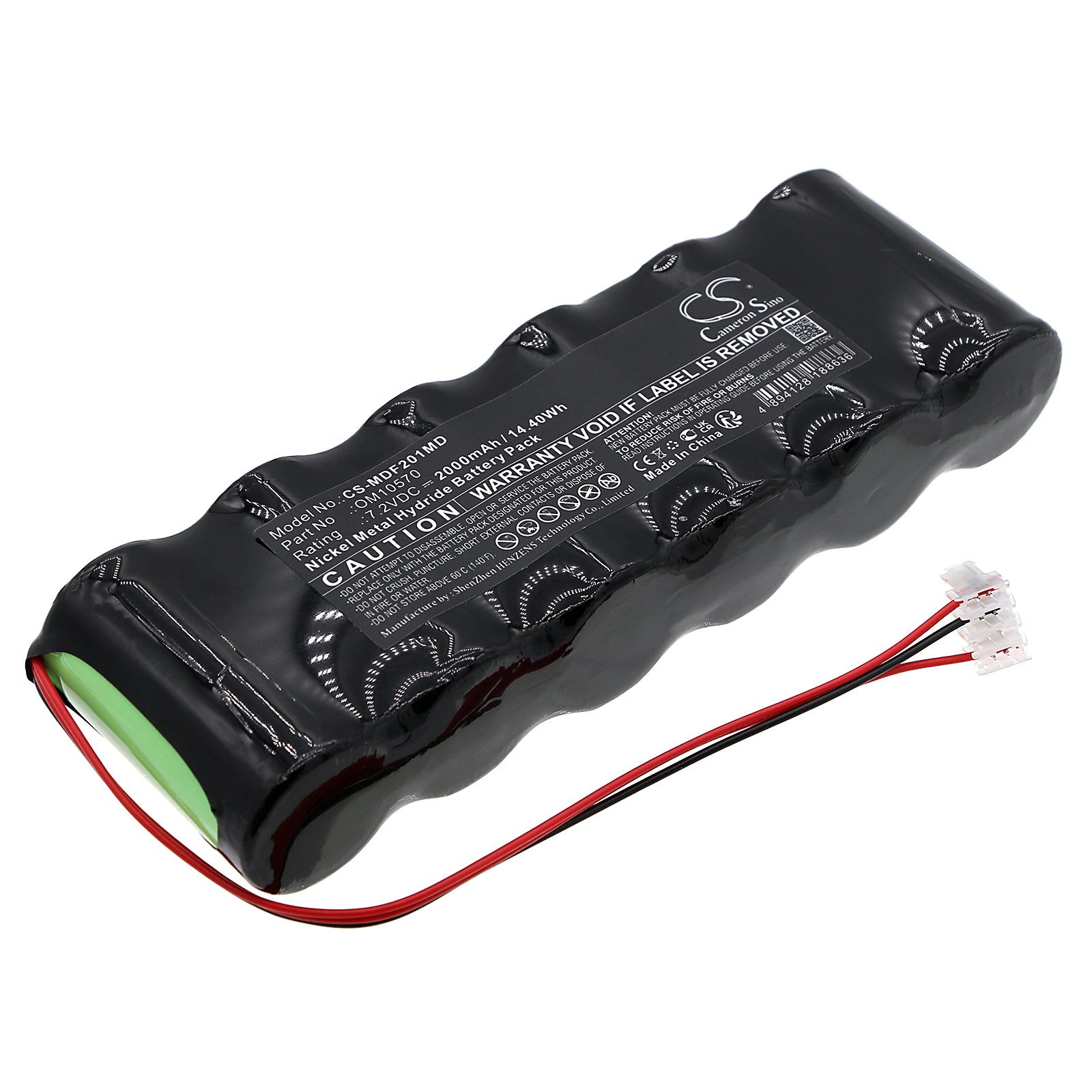 Ni-MH, Medical Battery fits Medex 2001 Syringe Pump, 2010 Syringe Pump, 7.2V, 2000mAh Medical Cameron Sino Technology Limited