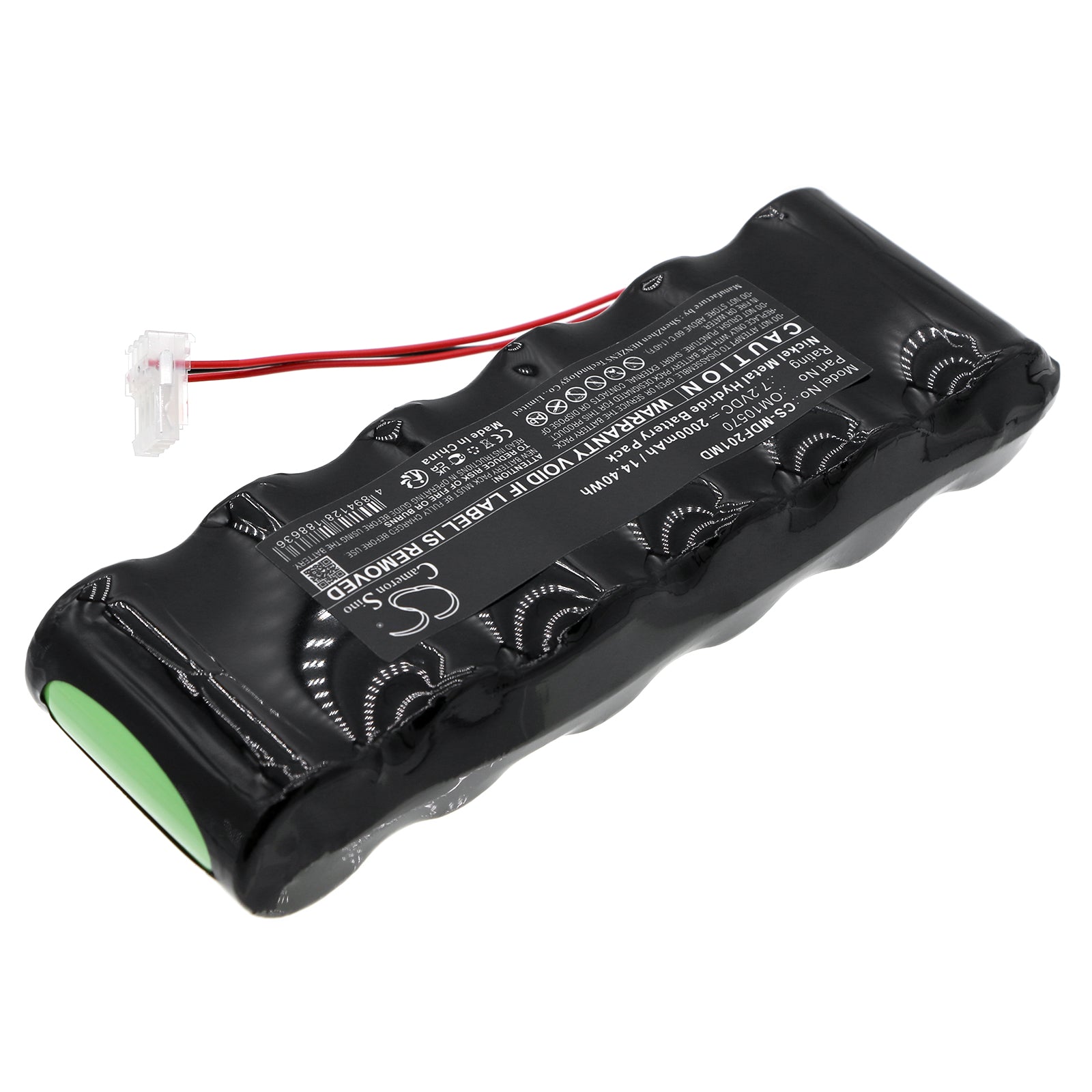 Ni-MH, Medical Battery fits Medex 2001 Syringe Pump, 2010 Syringe Pump, 7.2V, 2000mAh Medical Cameron Sino Technology Limited