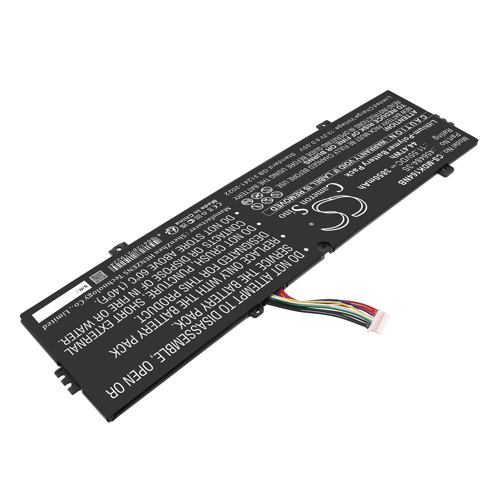 11.55V, Li-Polymer, 3850mAh, Battery fits Medion Akoya E14303 (NS14AR), Akoya E14304 (NS14AR), 44.47Wh Notebook, Laptop Cameron Sino Technology Limited