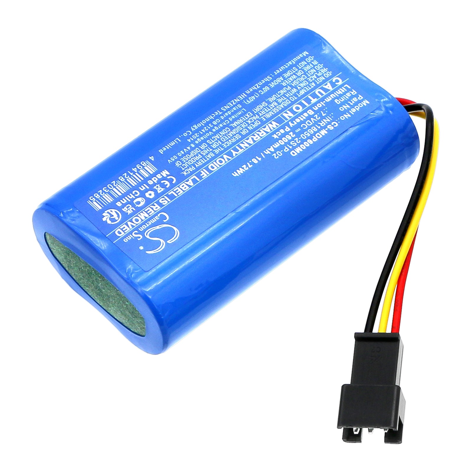 Li-ion, Medical Battery fits Medcaptain Mp-60a, Sys-6010a, 7.2V, 2600mAh Medical Cameron Sino Technology Limited