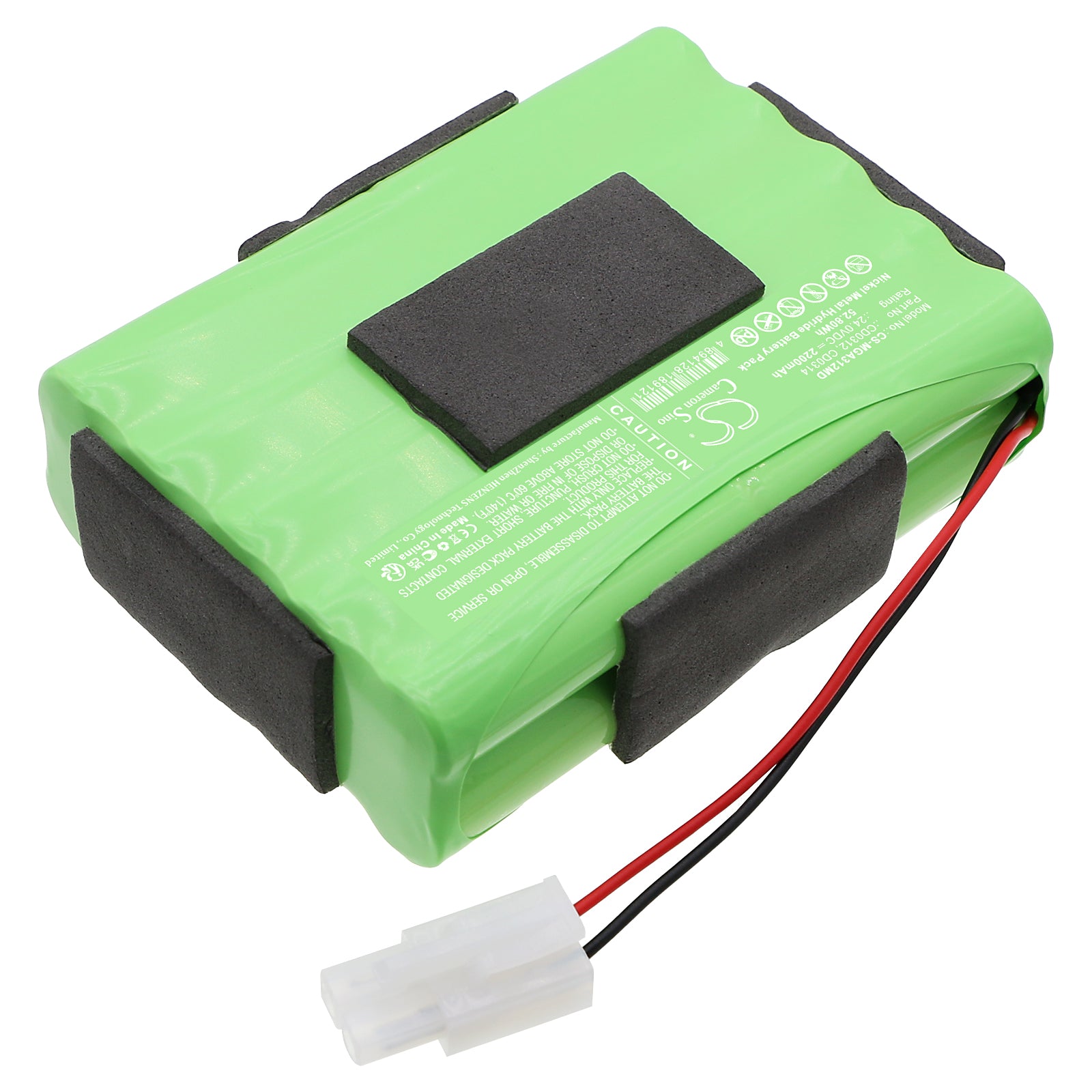Ni-MH, Medical Battery fits Mangar Airflo 24 Low Pressure Air Com, 24.0V, 2200mAh Medical Cameron Sino Technology Limited