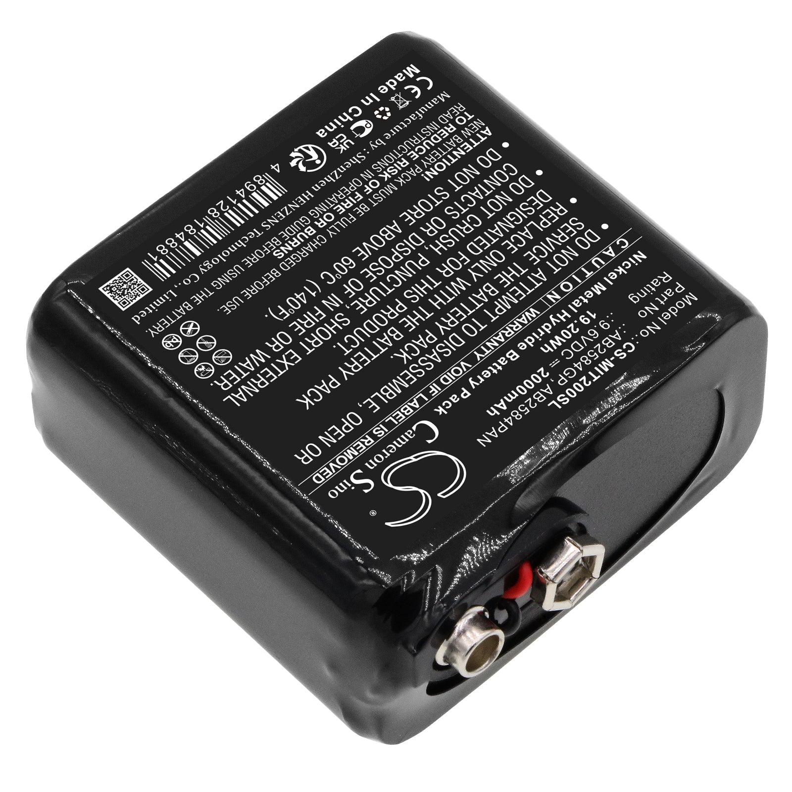 Ni-MH, Smart Home Battery fits Megger Tdr2000-c, Time Domain Reflectometer Tdr2, 9.6V, 2000mAh Smart Home Cameron Sino Technology Limited