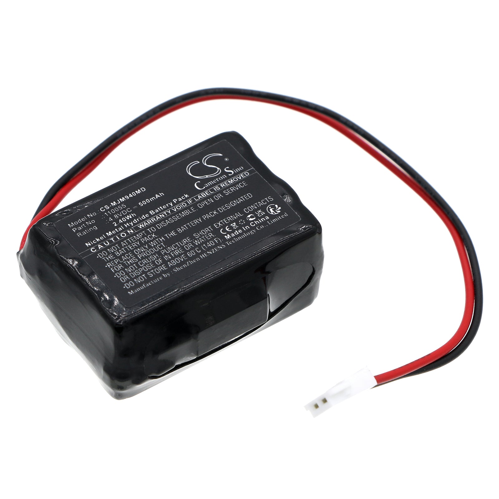 Ni-MH, Medical Battery fits Minolta Jaundice Meter 102, Jaundice Meter 9404, 4.8V, 500mAh Medical Cameron Sino Technology Limited