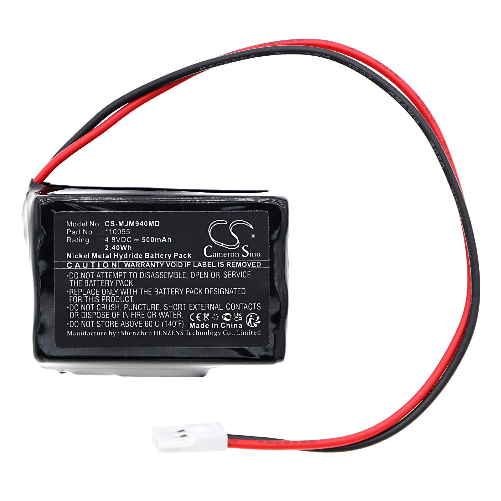 Ni-MH, Medical Battery fits Minolta Jaundice Meter 102, Jaundice Meter 9404, 4.8V, 500mAh Medical Cameron Sino Technology Limited