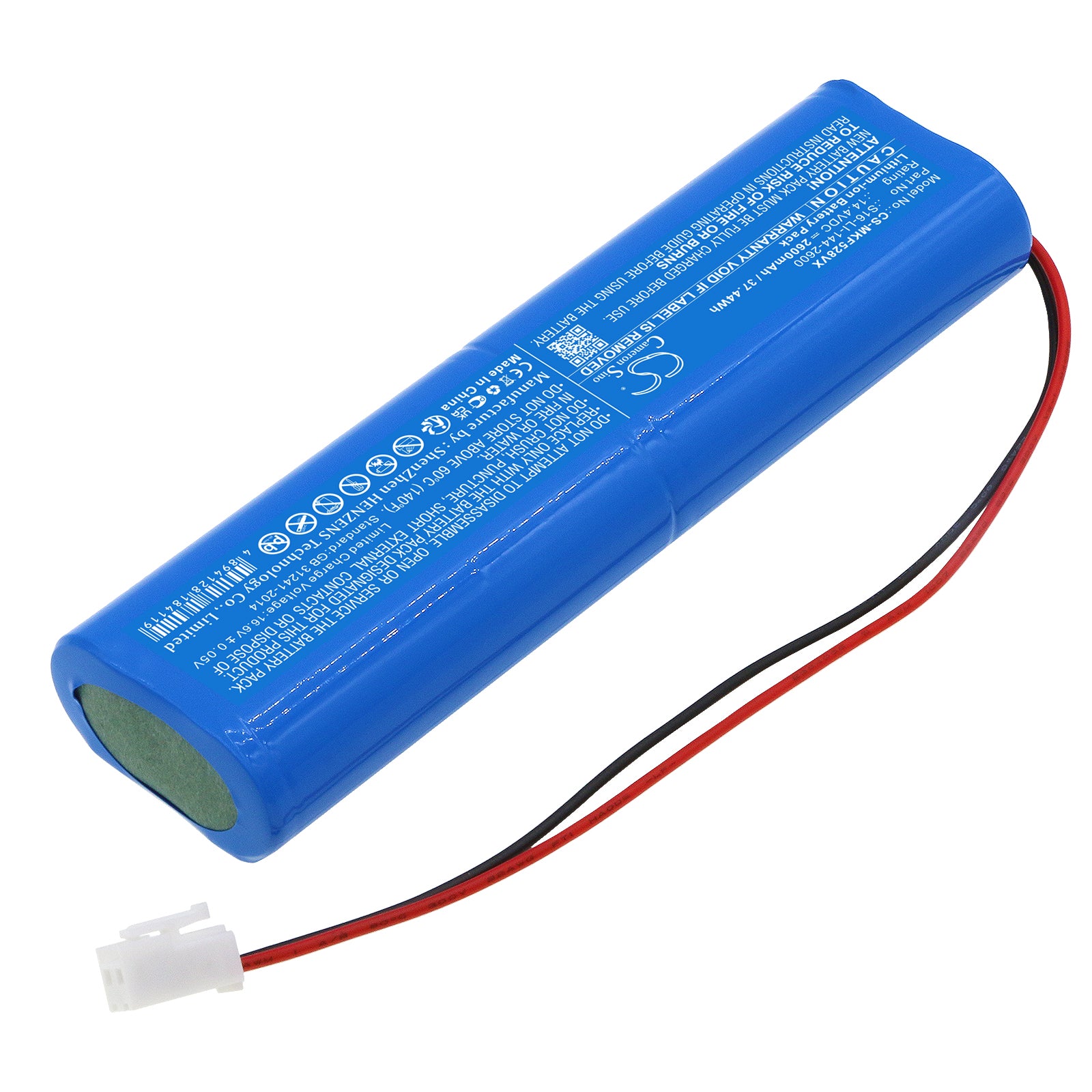 Li-ion, Vacuum Battery fits Marklive F528a, 14.4V, 2600mAh Vacuum Cameron Sino Technology Limited