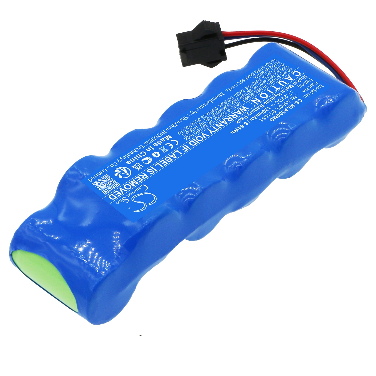 Ni-MH, Medical Battery fits Micro Medical Microlab 2002 Spirometer, Microlab 3500 Pulmonary Functi, 7.2V, 1200mAh Medical Cameron Sino Technology Limited