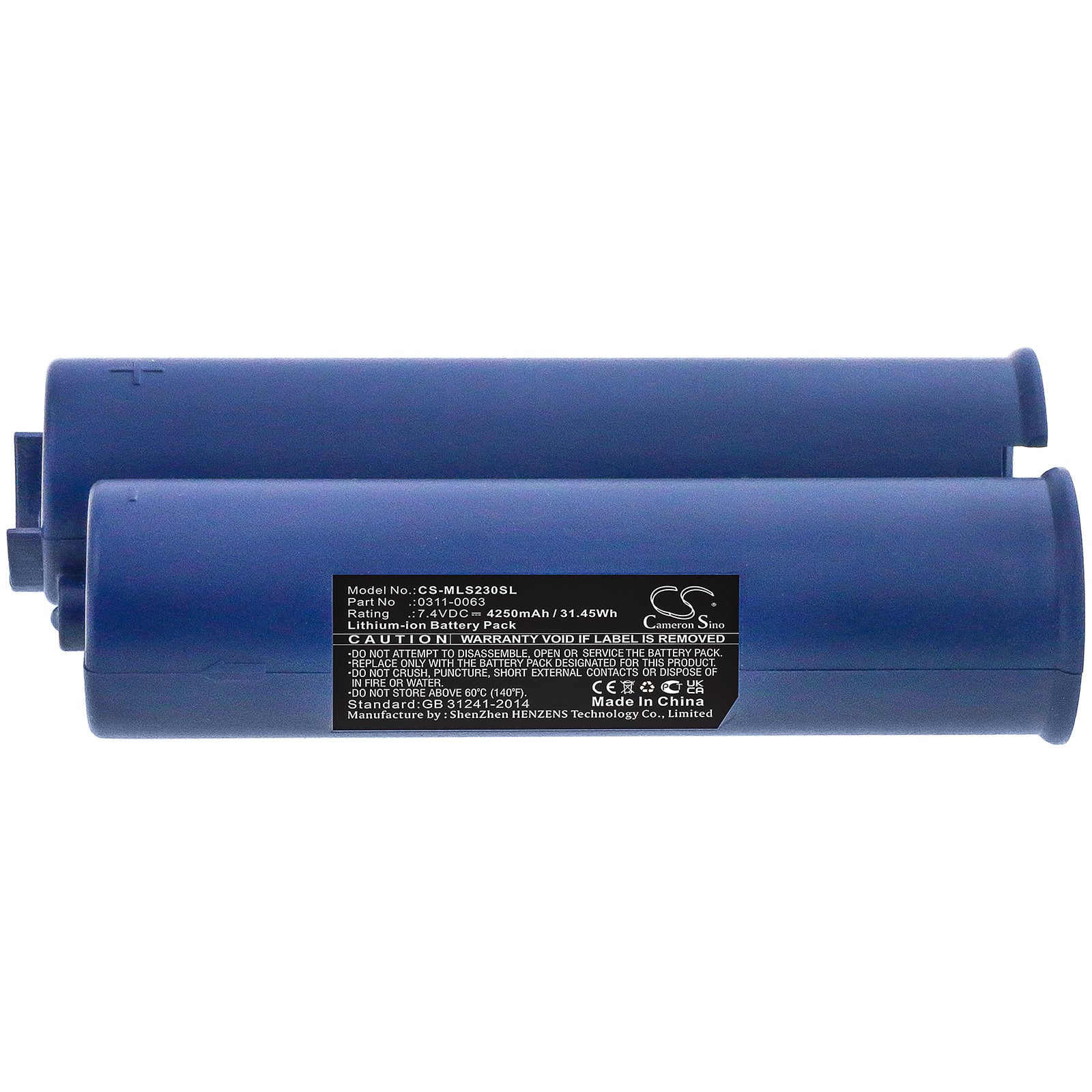 Li-ion, Equipment, Survey, Test Battery fits Minelab Sdc2300, 7.4V, 4250mAh Equipment, Survey, Test Cameron Sino Technology Limited