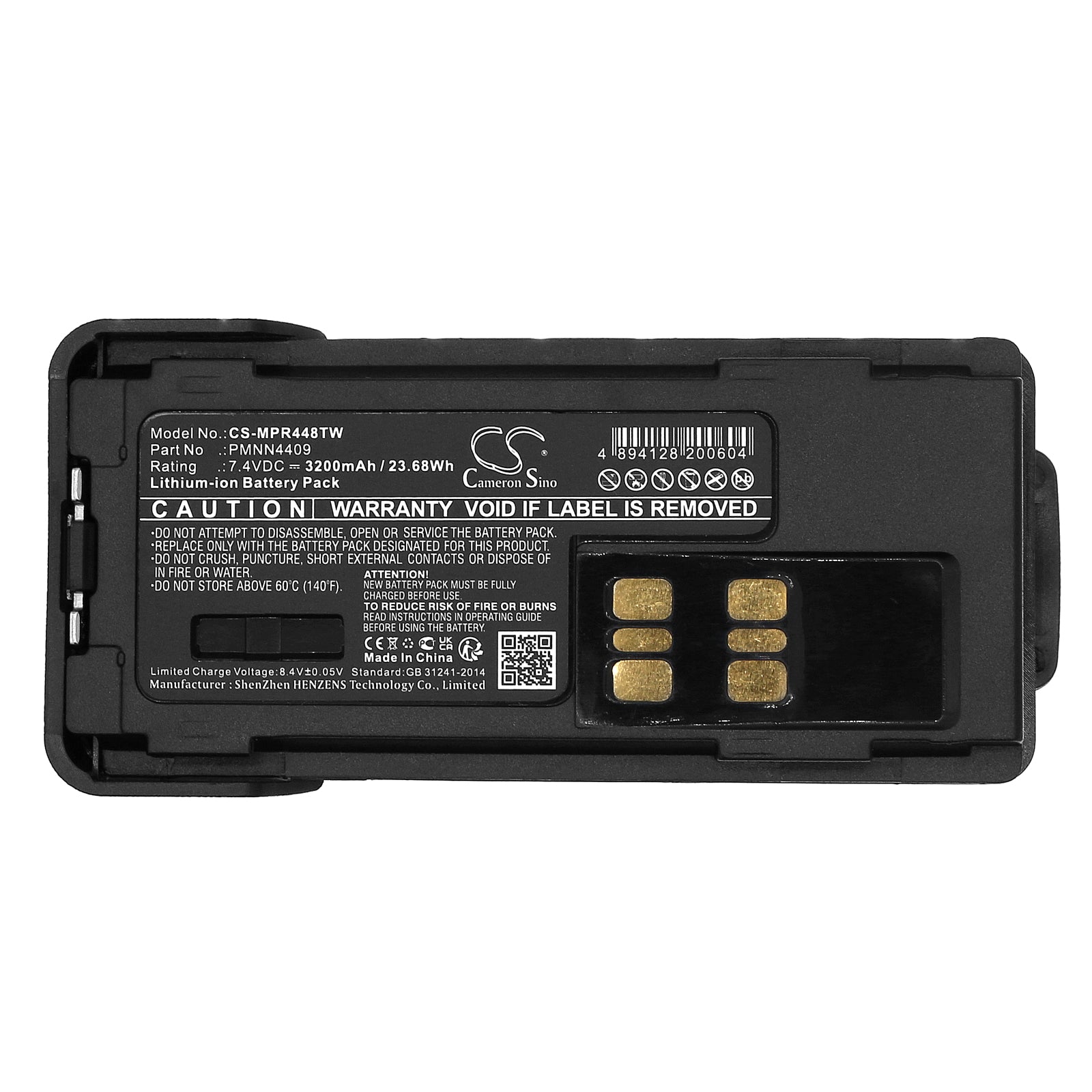 Li-ion, Two-Way Radio Battery fits Motorola Apx2000, Apx3000, 7.4V, 3200mAh Two-Way Radio Cameron Sino Technology Limited