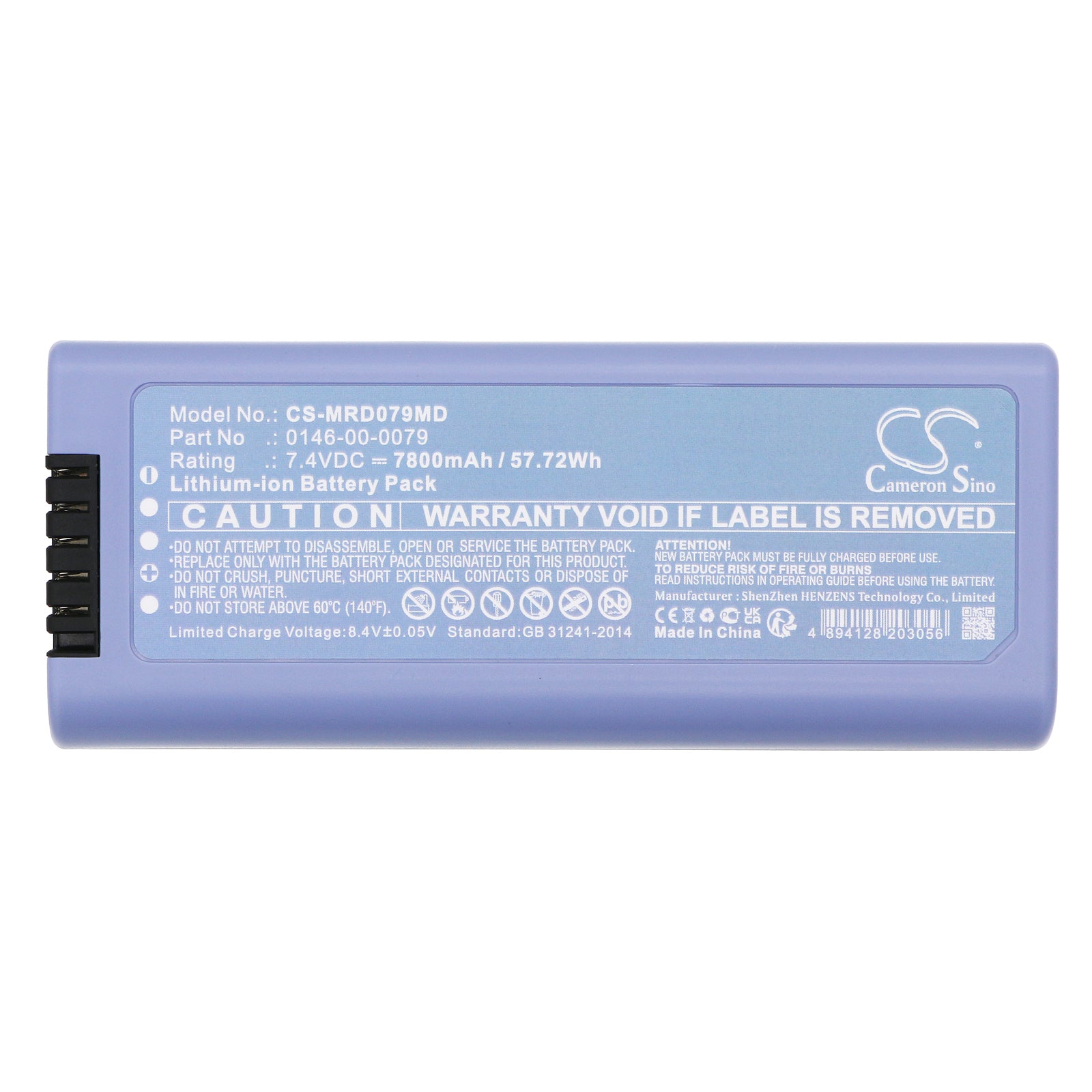 Li-ion, Medical Battery fits Mindray Datascope Duo, Datascope Duo Patient Monitor, 7.4V, 7800mAh Medical Cameron Sino Technology Limited