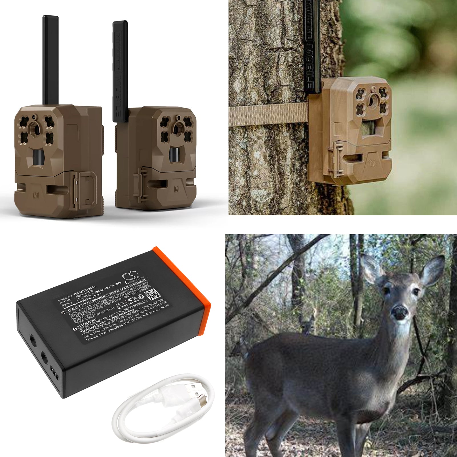 10.8V, Li-ion, 5000mAh, Battery fits Moultrie Edge, Edge 2, 54Wh Sports & Outdoors Cameron Sino Technology Limited