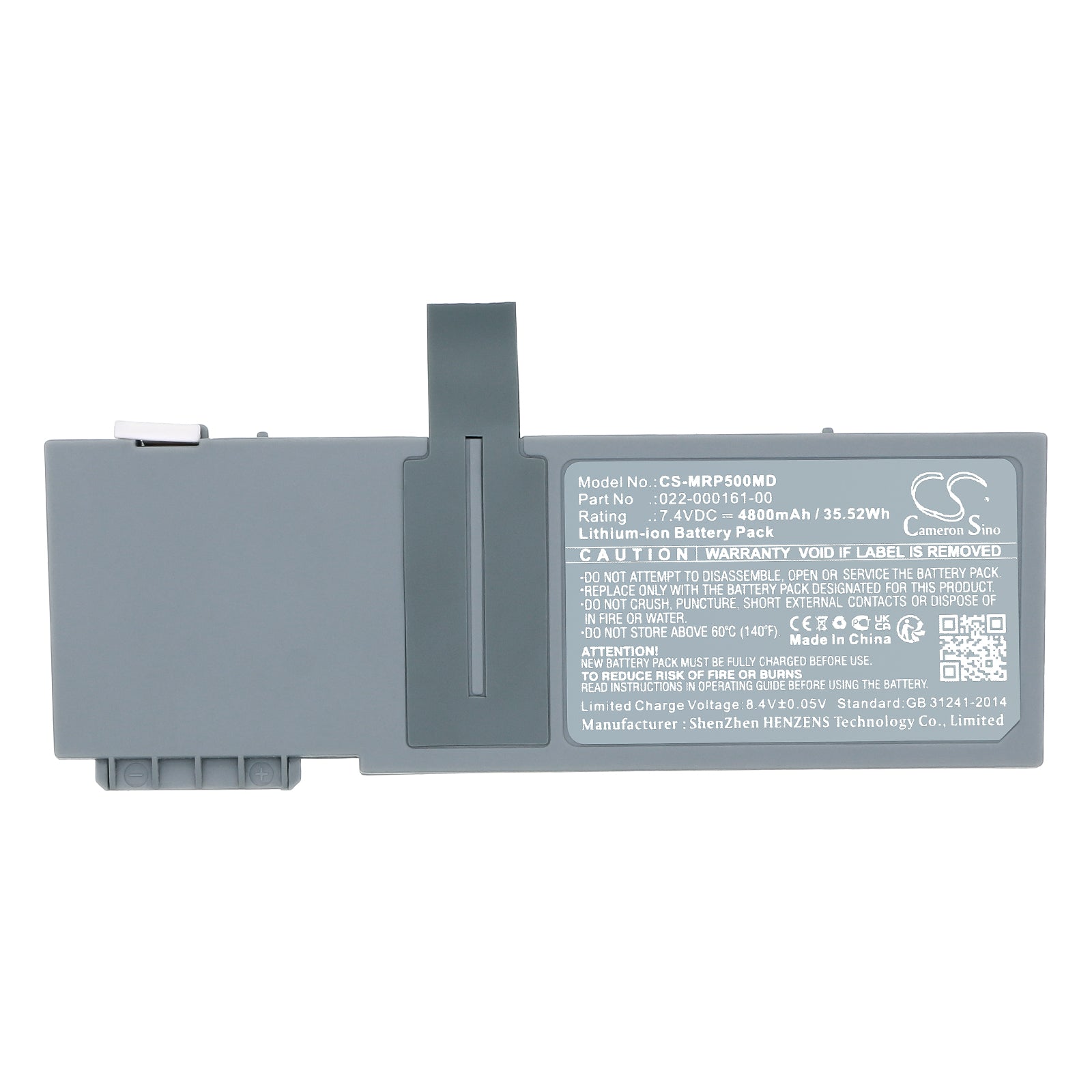 Li-ion, Medical Battery fits Mindray Benefusion Sp5, Benefusion Vp5, 7.4V, 4800mAh Medical Cameron Sino Technology Limited