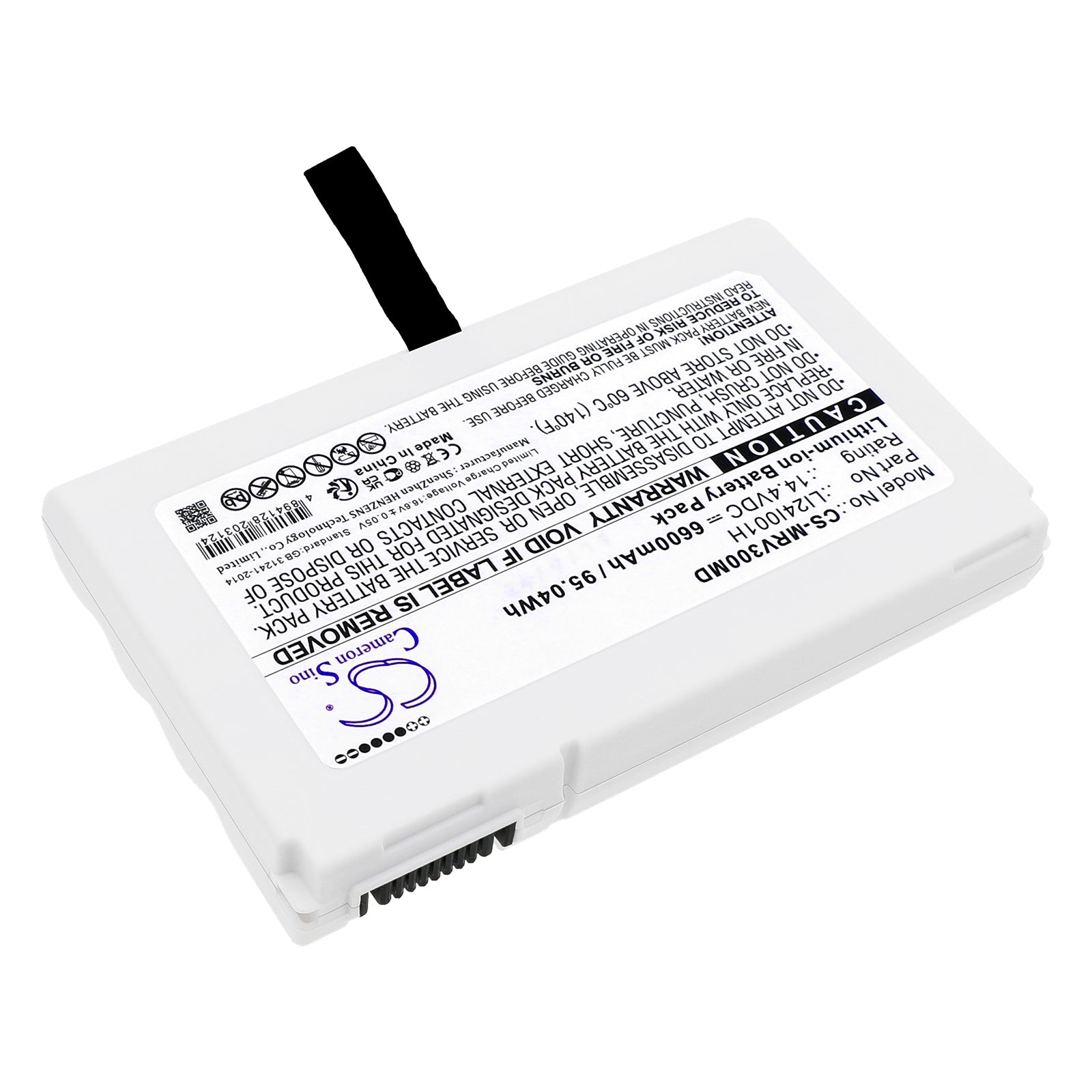 Li-ion, Medical Battery fits Mindray Consona N9, Me7, 14.4V, 6600mAh Medical Cameron Sino Technology Limited