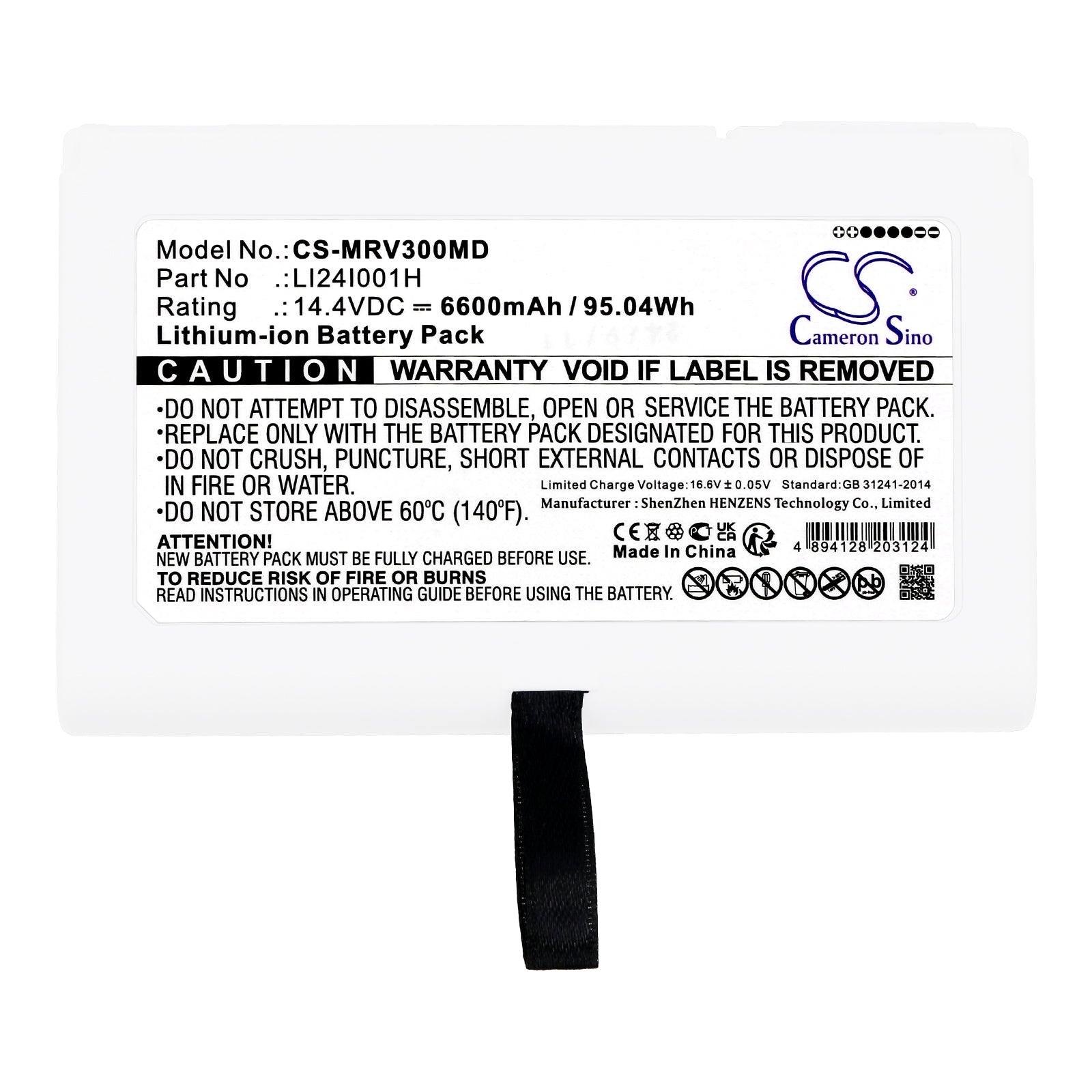 Li-ion, Medical Battery fits Mindray Consona N9, Me7, 14.4V, 6600mAh Medical Cameron Sino Technology Limited