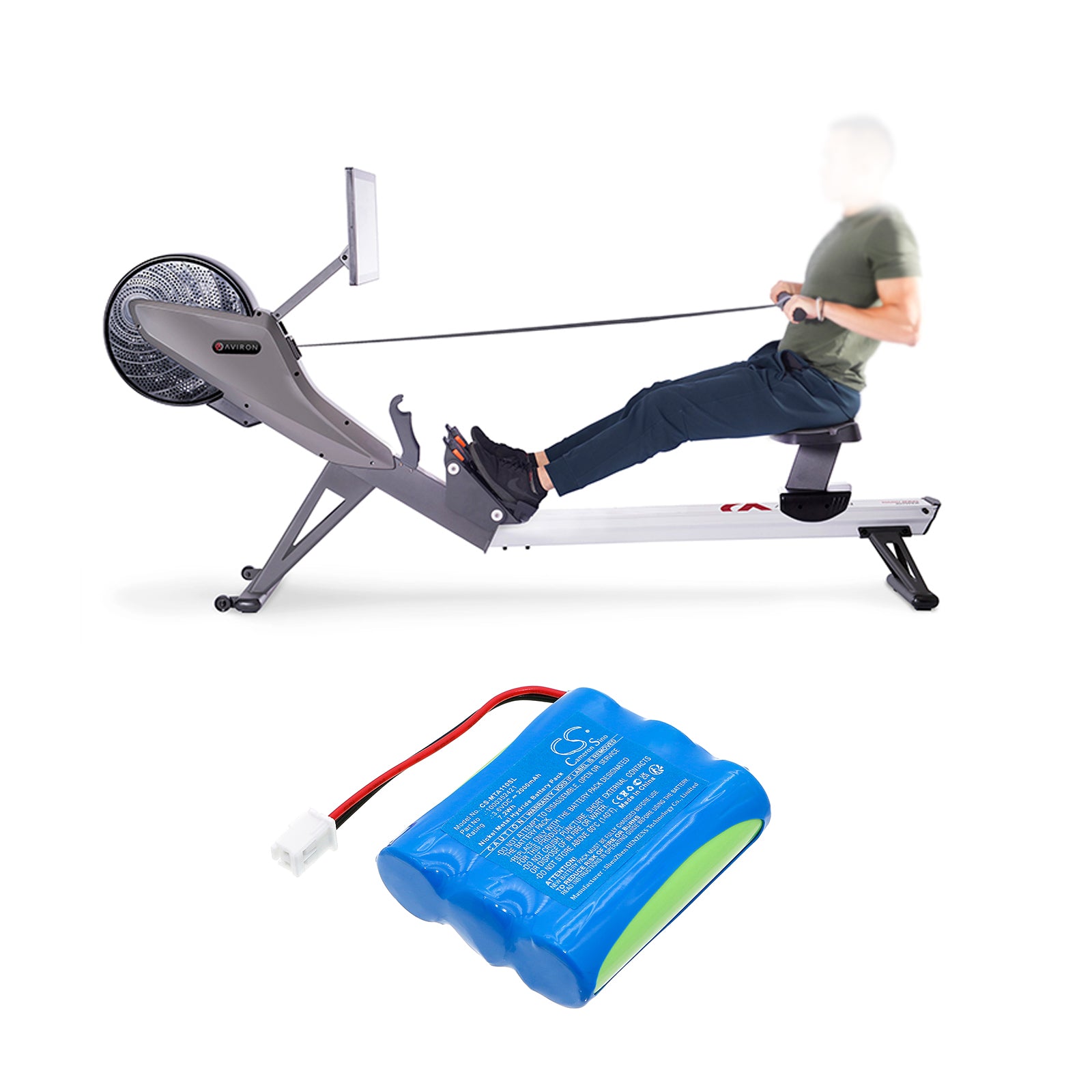 Ni-MH, Equipment, Survey, Test Battery fits Matrix Fitness Commercial Ar11 Rower, 3.6V, 2000mAh Equipment, Survey, Test Cameron Sino Technology Limited