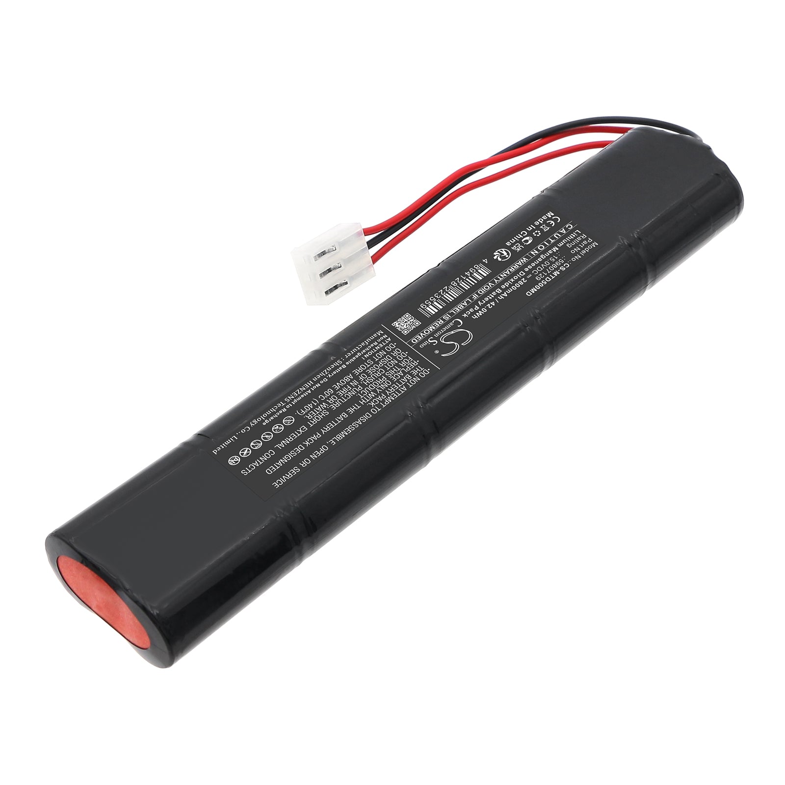 15V, Li-MnO2, 2800mAh, Battery fits M&B AED 7000 plus | Meditech Defi5s Plus, 42Wh Medical Cameron Sino Technology Limited