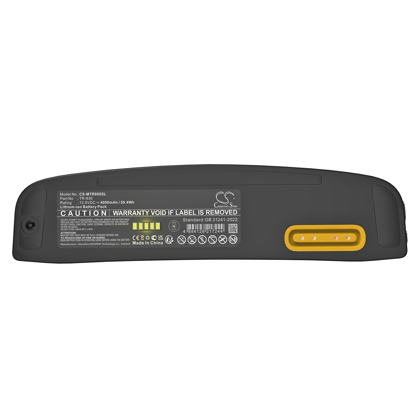 12.6V, Li-ion, 4000mAh, Battery fits 3M TR-300+ Powered Air Respirator, TR-800 PAPR, 50.4Wh Equipment, Survey, Test Cameron Sino Technology Limited