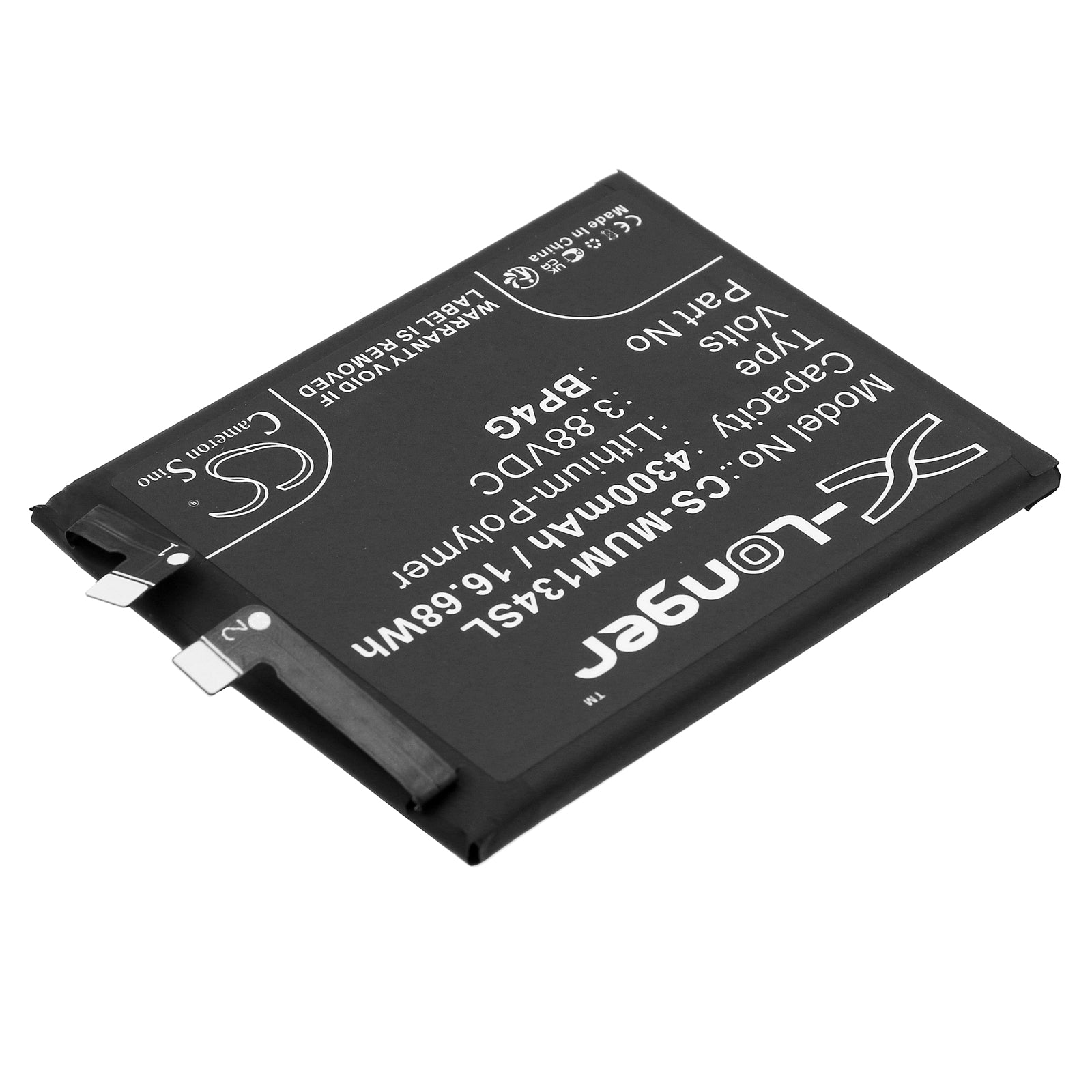 Li-Polymer, Mobile, SmartPhone Battery fits Xiaomi 2211133c, 2211133g, 3.88V, 4300mAh Mobile, SmartPhone Cameron Sino Technology Limited