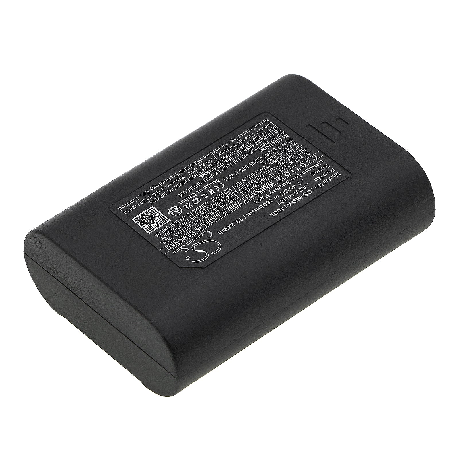 Li-ion, Heated Clothes Battery fits Mobile Warming Fieldsheer, Gloves, 7.4V, 2600mAh Heated Clothes Cameron Sino Technology Limited