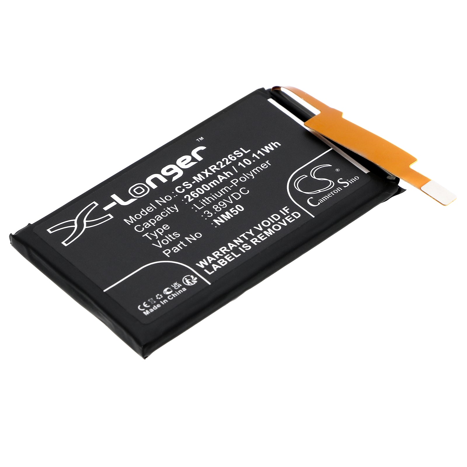 Li-Polymer, Mobile, SmartPhone Battery fits Motorola Razr 2022, Razr 5g 3nd Gen 2022, 3.89V, 2600mAh Mobile & SmartPhone Cameron Sino Technology Limited