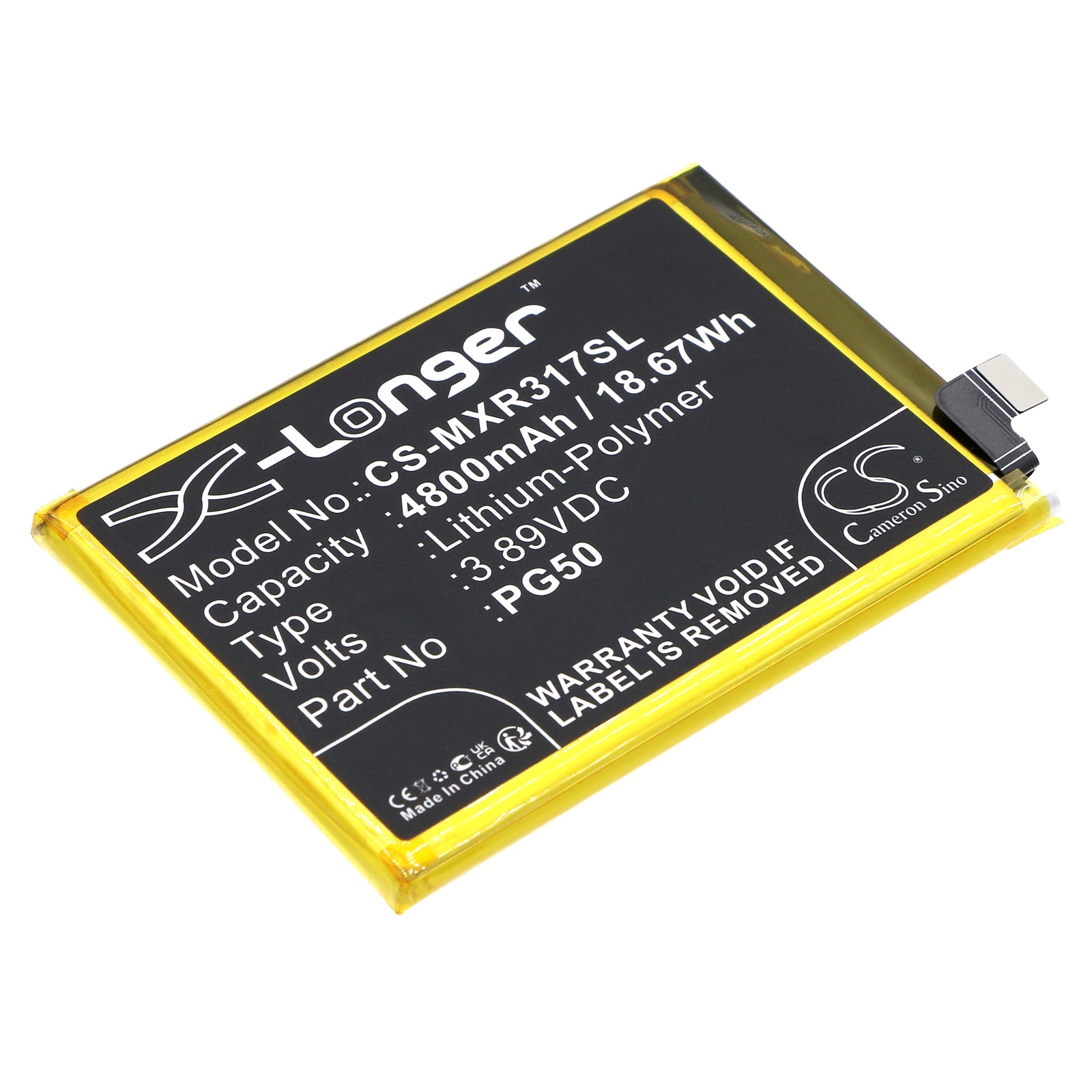 Li-Polymer, Mobile, SmartPhone Battery fits Motorola Moto G Stylus 2023, Moto G Stylus 5g, 3.89V, 4800mAh Mobile & SmartPhone Cameron Sino Technology Limited