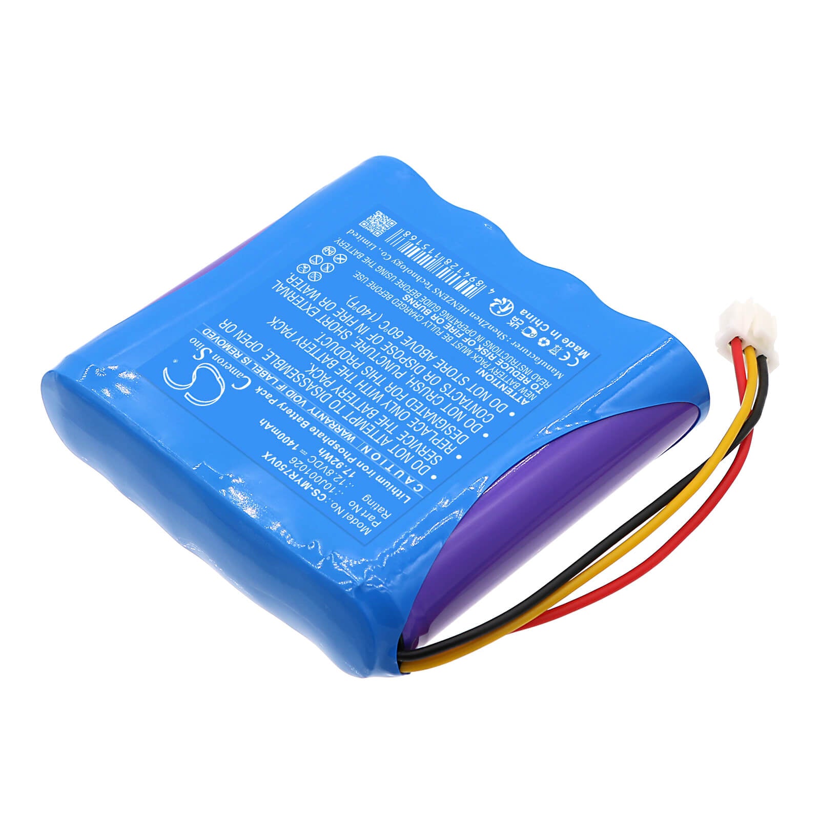 LiFePO4 vacuum battery fits Moneual, Rydis R750, Moneual 12.8V, 1400mAh Vacuum Cameron Sino Technology Limited