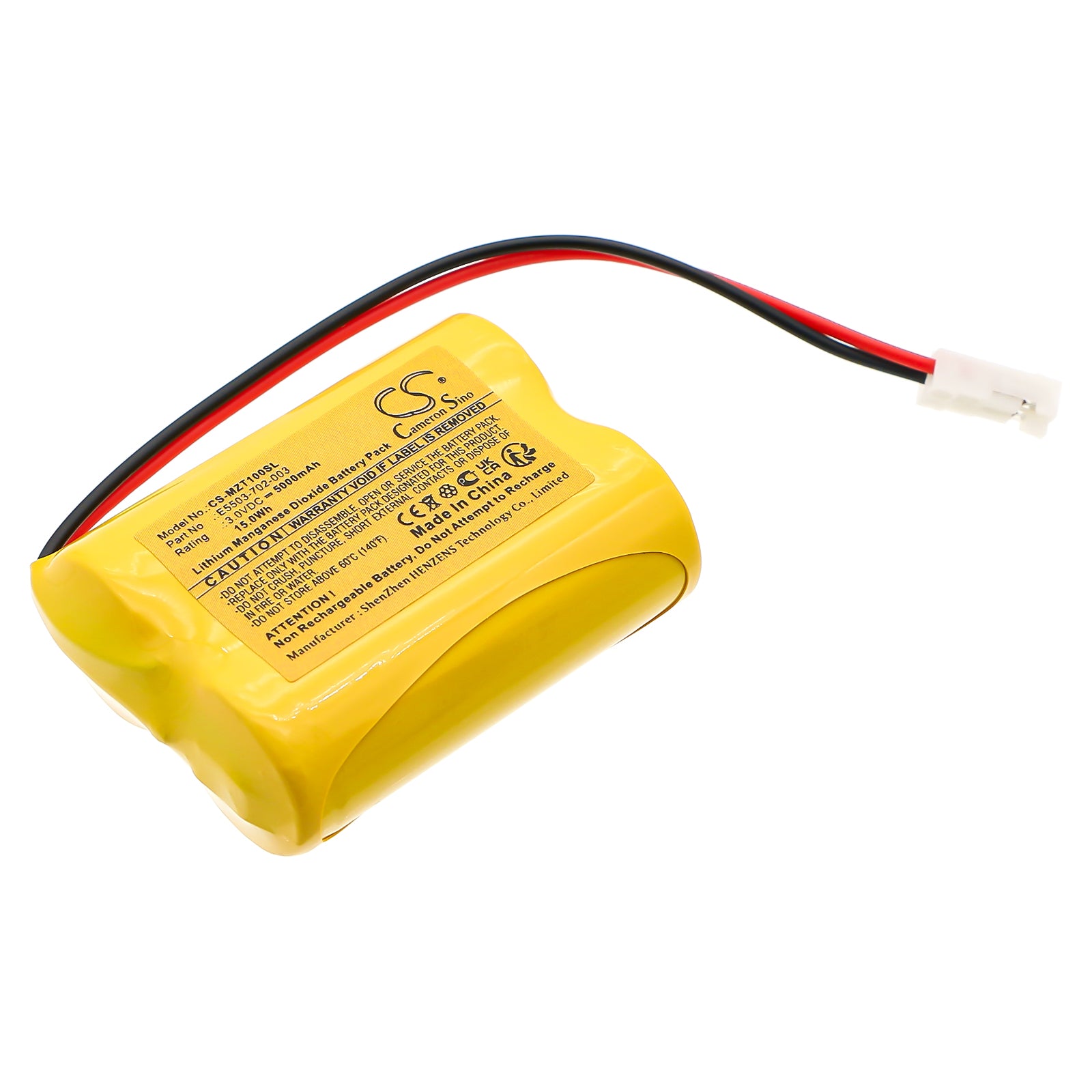 3V, Li-MnO2, 5000mAh, Battery fits Okuma MB500 | Mazak MTN900, QTN100, 15Wh PLC Cameron Sino Technology Limited