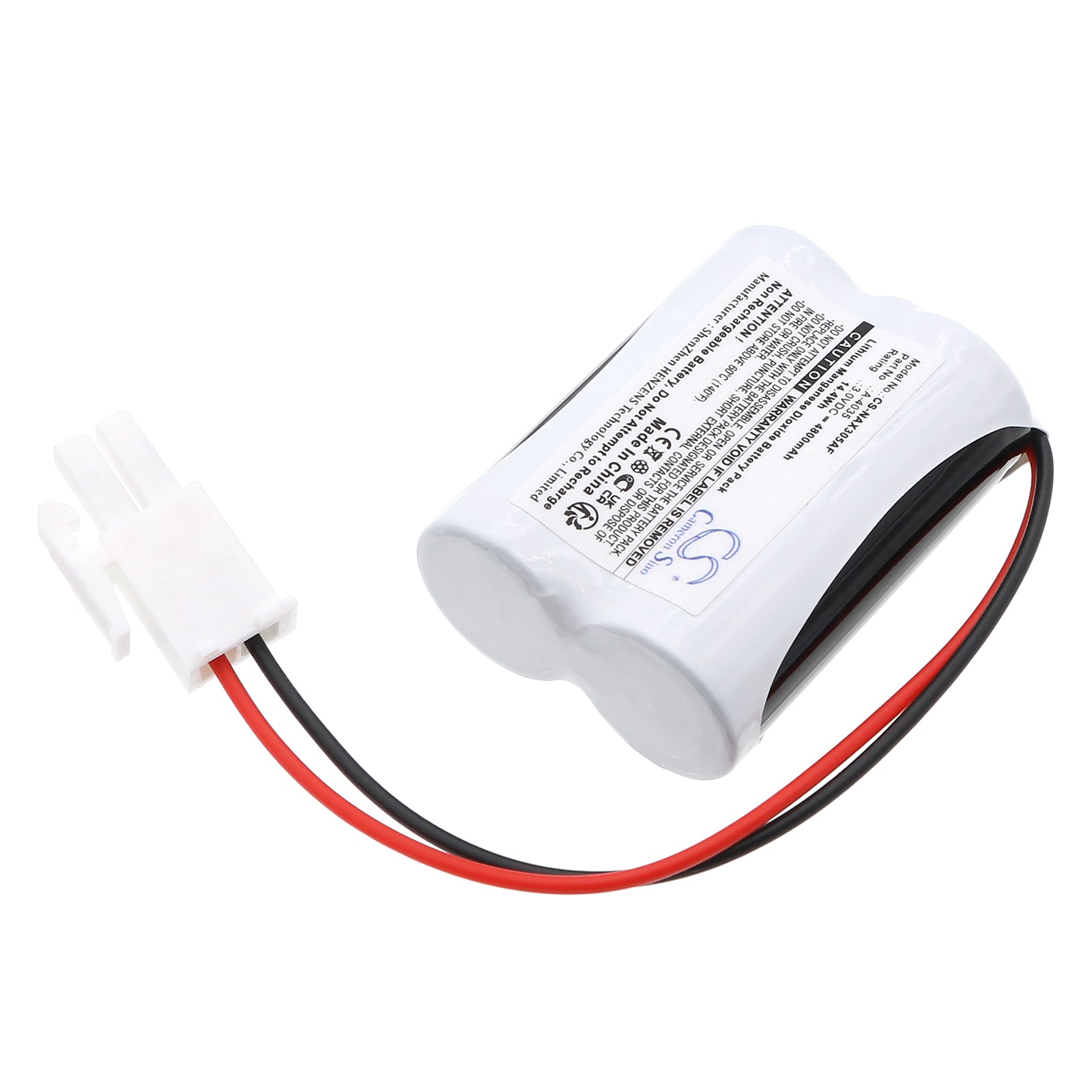 3V, Li-MnO2, 4800mAh, Battery fits INAX IN-AM-90, 14.4Wh Automatic Flusher Cameron Sino Technology Limited