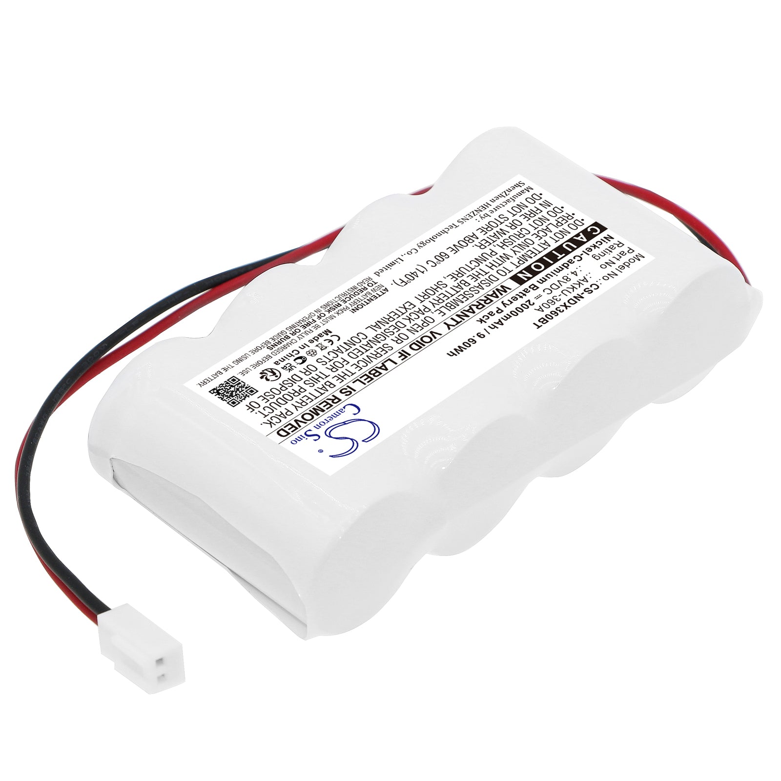 Ni-CD, Alarm System Battery fits Indexa 111a, 151a, 4.8V, 2000mAh Alarm System Cameron Sino Technology Limited
