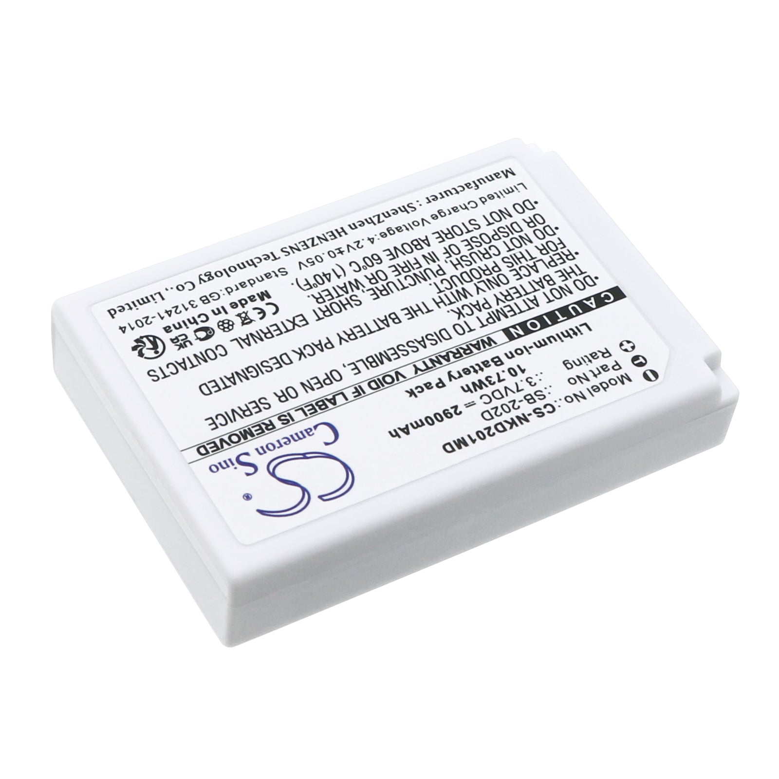 Li-ion, Medical Battery fits Nihon Kohden Cardioair Ecg-2010, 3.7V, 2900mAh Medical Cameron Sino Technology Limited