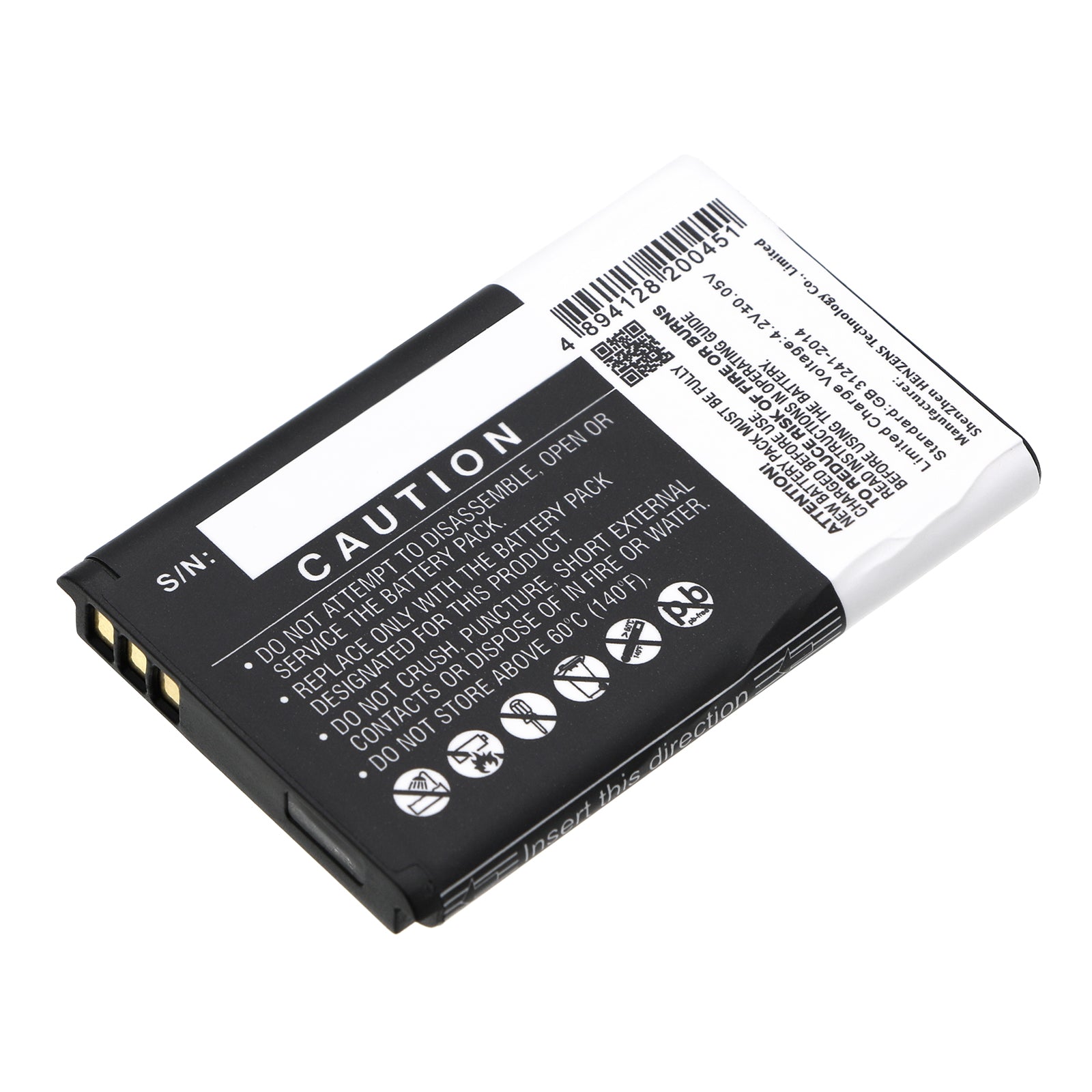 Li-ion, Mobile, SmartPhone Battery fits Nokia 105 2023, 3.7V, 1000mAh Mobile, SmartPhone Cameron Sino Technology Limited