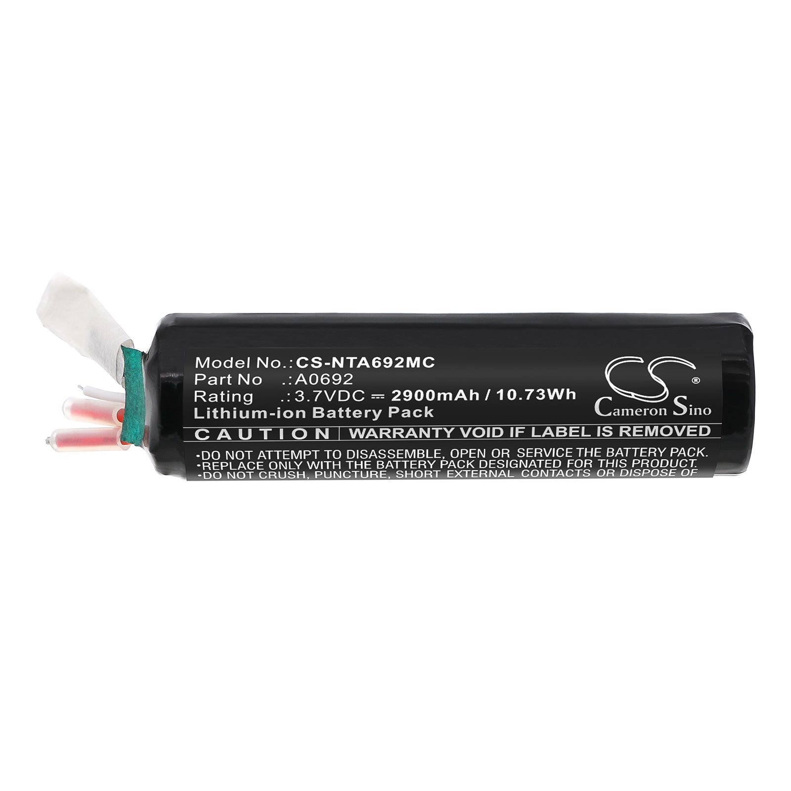 3.7V, Li-ion, 2900mAh, Battery fits Insta360 A0692, 10.73Wh Gimbals Cameron Sino Technology Limited