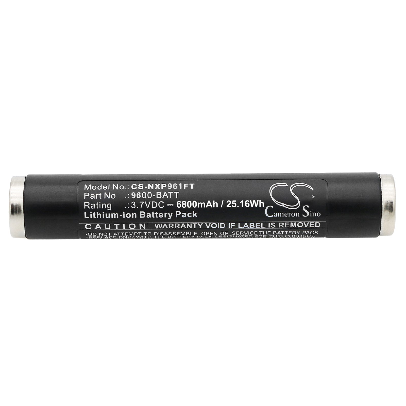 Li-ion, Flashlight Battery fits Nightstick 9500, 9600, 3.7V, 6800mAh Flashlight Cameron Sino Technology Limited