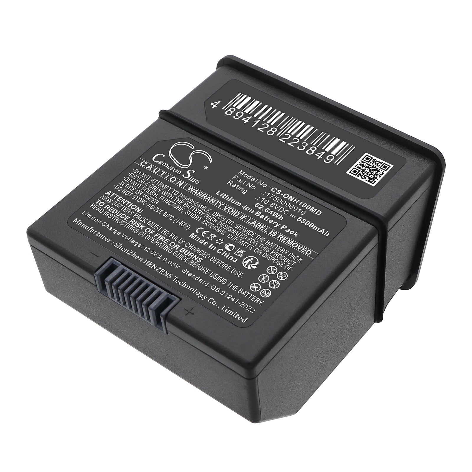 10.8V, Li-ion, 5800mAh, Battery fits Tobii Dynavox I-12, Dynavox I-15, 62.64Wh Medical Cameron Sino Technology Limited