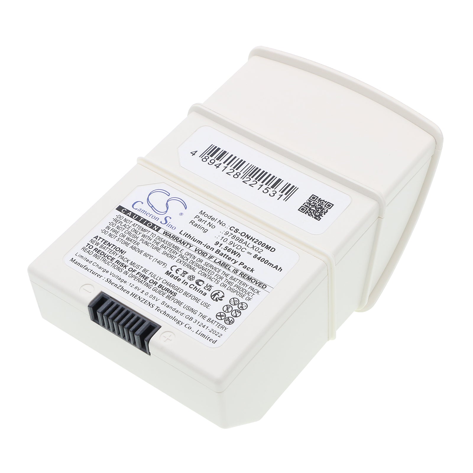 10.9V, Li-ion, 8400mAh, Battery fits Onyx Healthcare OPM-P02T, OPM-P02T-00, 91.56Wh Medical Cameron Sino Technology Limited