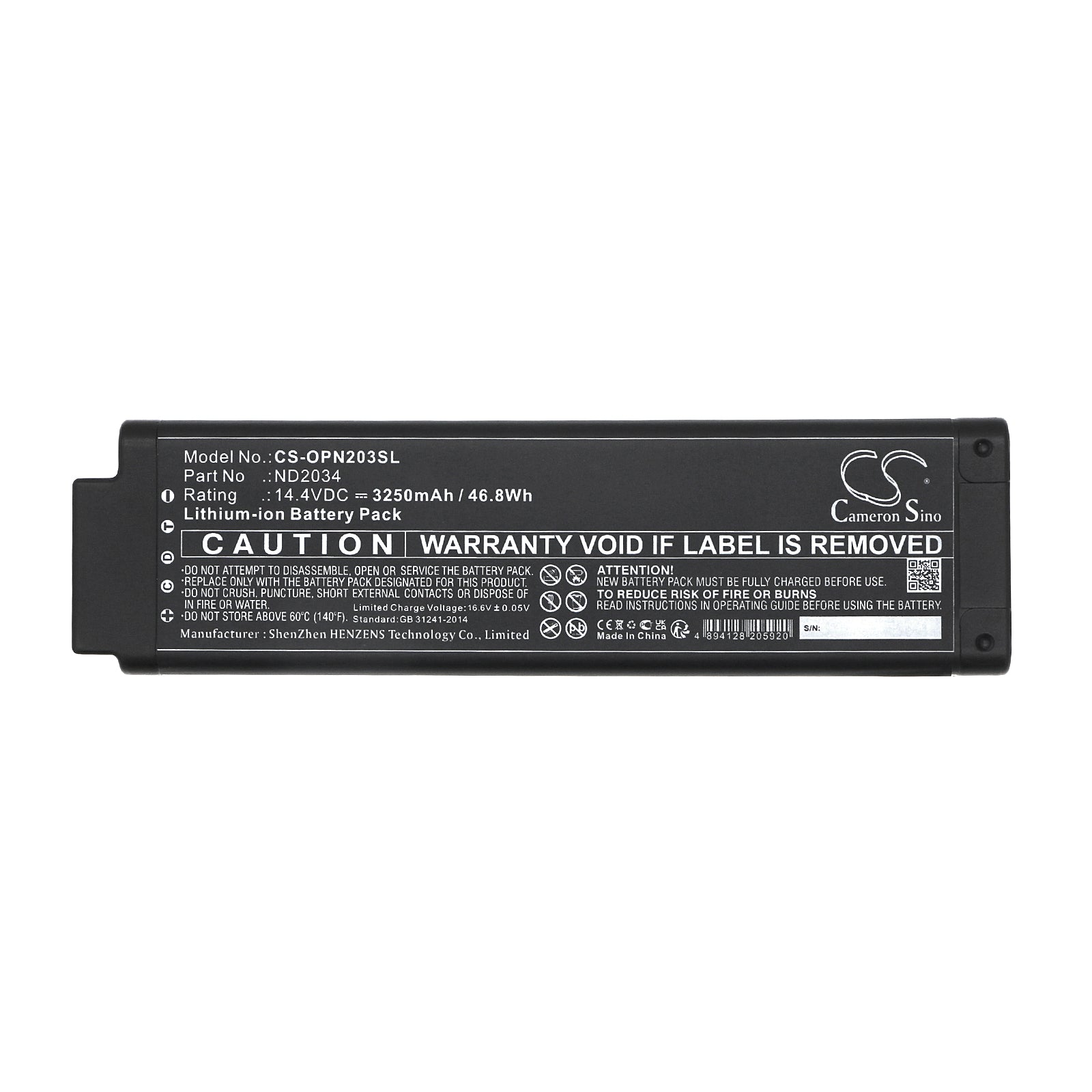 Li-ion, Equipment, Survey, Test Battery fits Olympus Vanta Analyzers Handheld Spect, 14.4V, 3250mAh Equipment, Survey, Test Cameron Sino Technology Limited