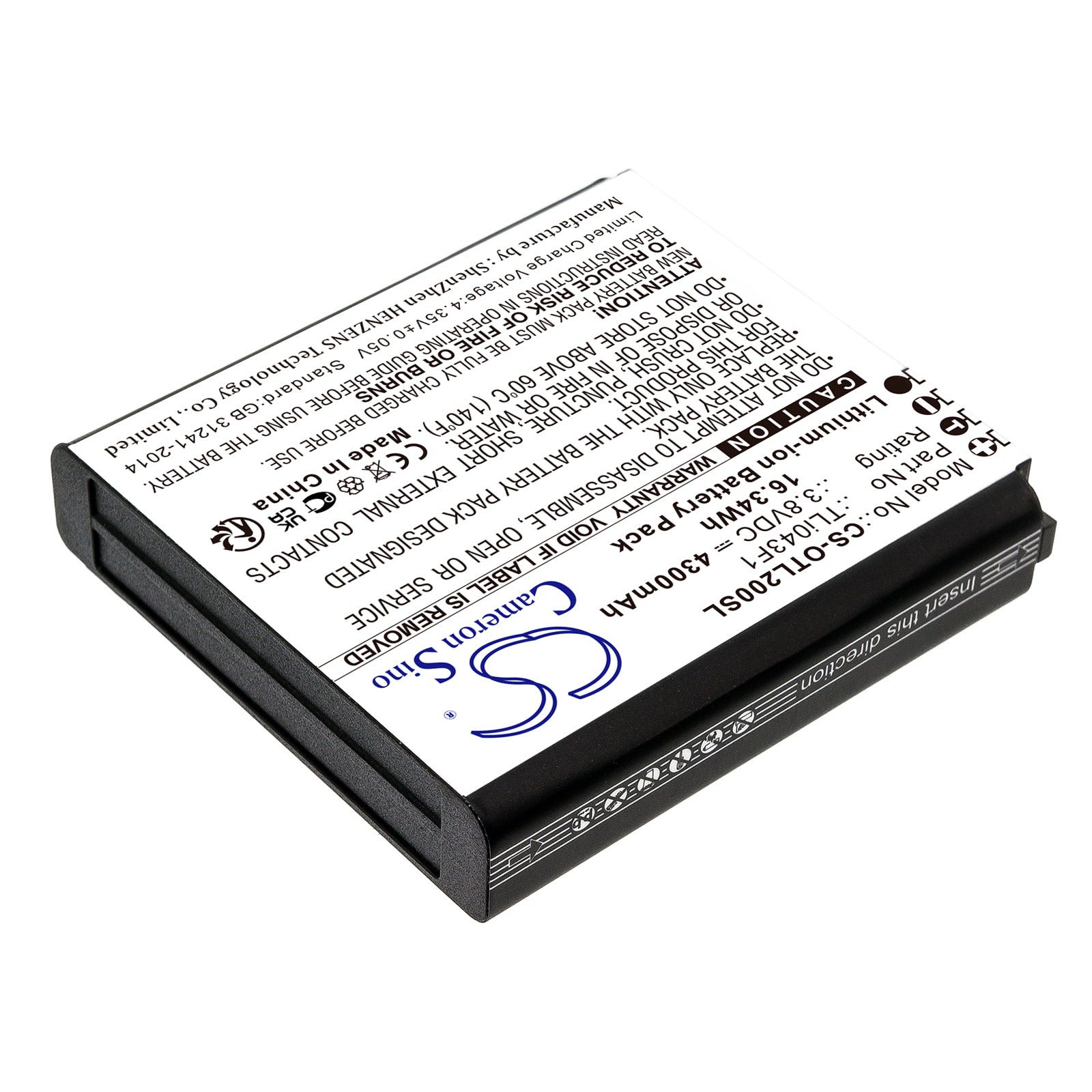 Li-ion, Hotspot Battery fits Tcl Mw513u, Alcatel Linkzone 2, 3.8V, 4300mAh Hotspot Cameron Sino Technology Limited