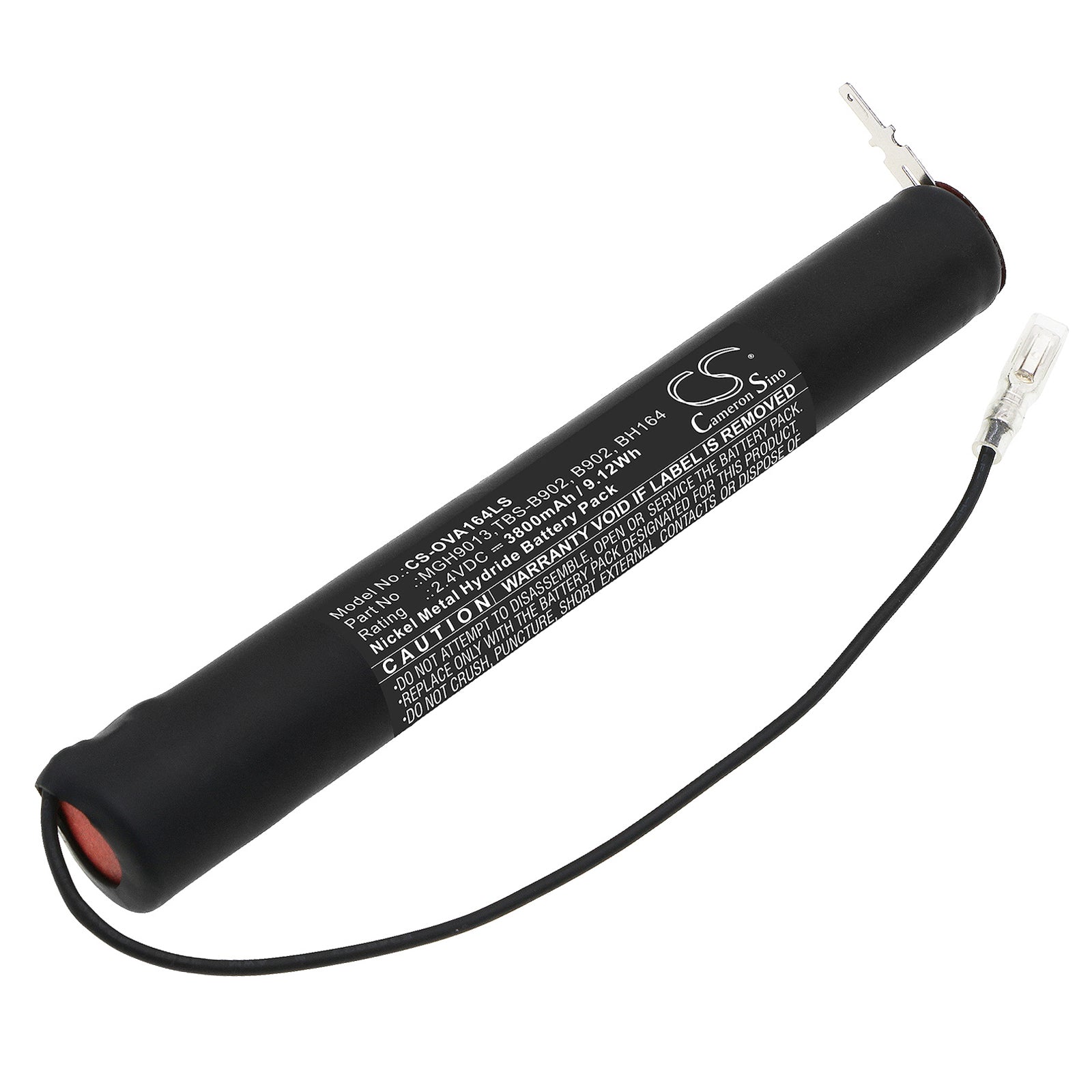 Ni-MH, Emergency Lighting Battery fits Mackwell 2qqmh40cp, 2qqmh4-0-cp, 2.4V, 3800mAh Emergency Lighting Cameron Sino Technology Limited