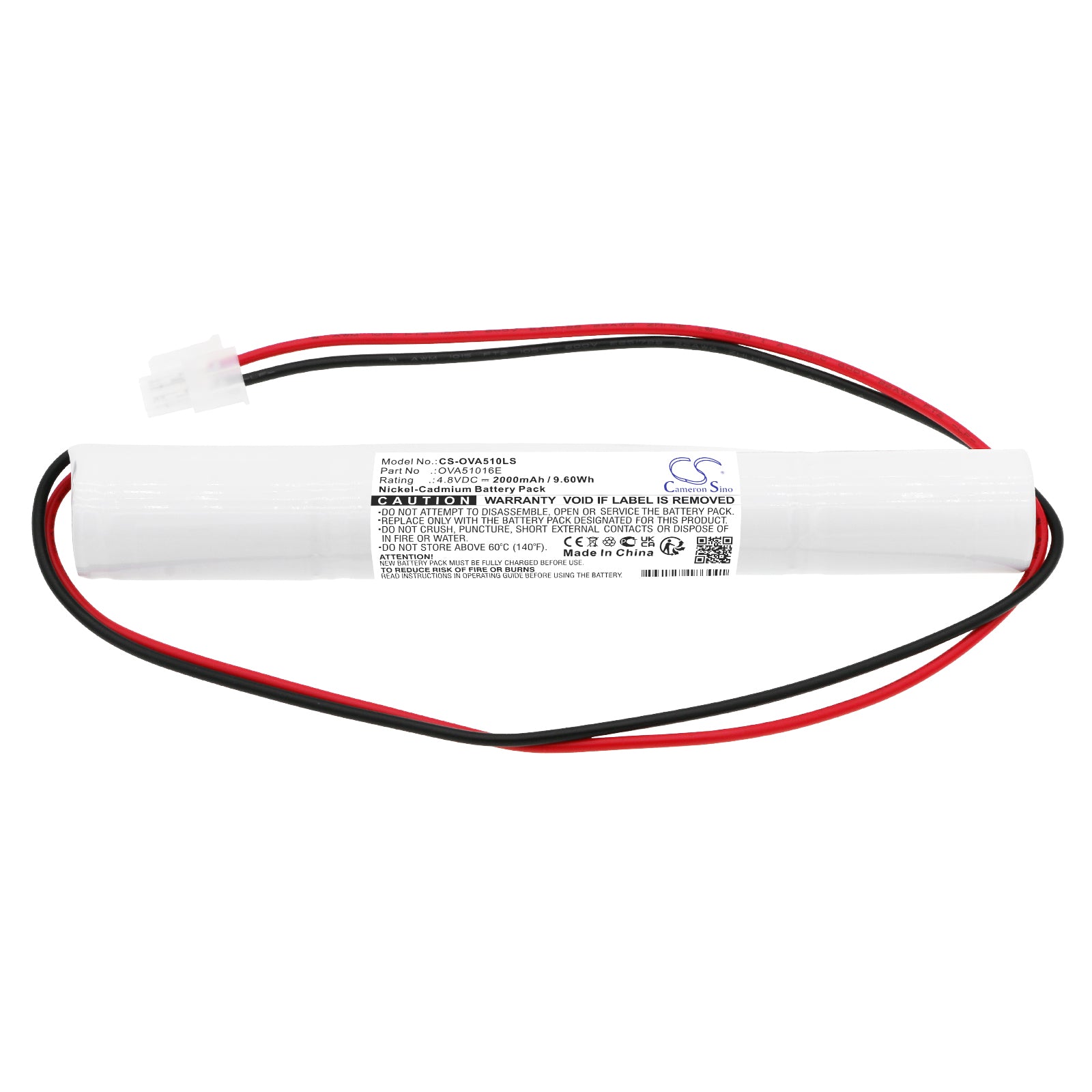 Ni-CD, Emergency Lighting Battery fits Schneider 329045280, 805045, 4.8V, 2000mAh Emergency Lighting Cameron Sino Technology Limited