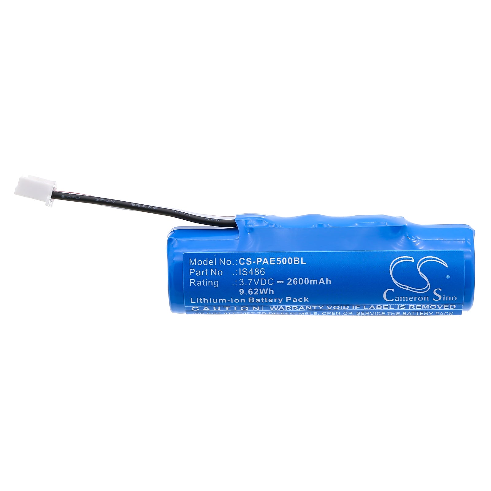 3.7V, Li-ion, 2600mAh, Battery fits Pax E500, 9.62Wh Payment Terminal Cameron Sino Technology Limited