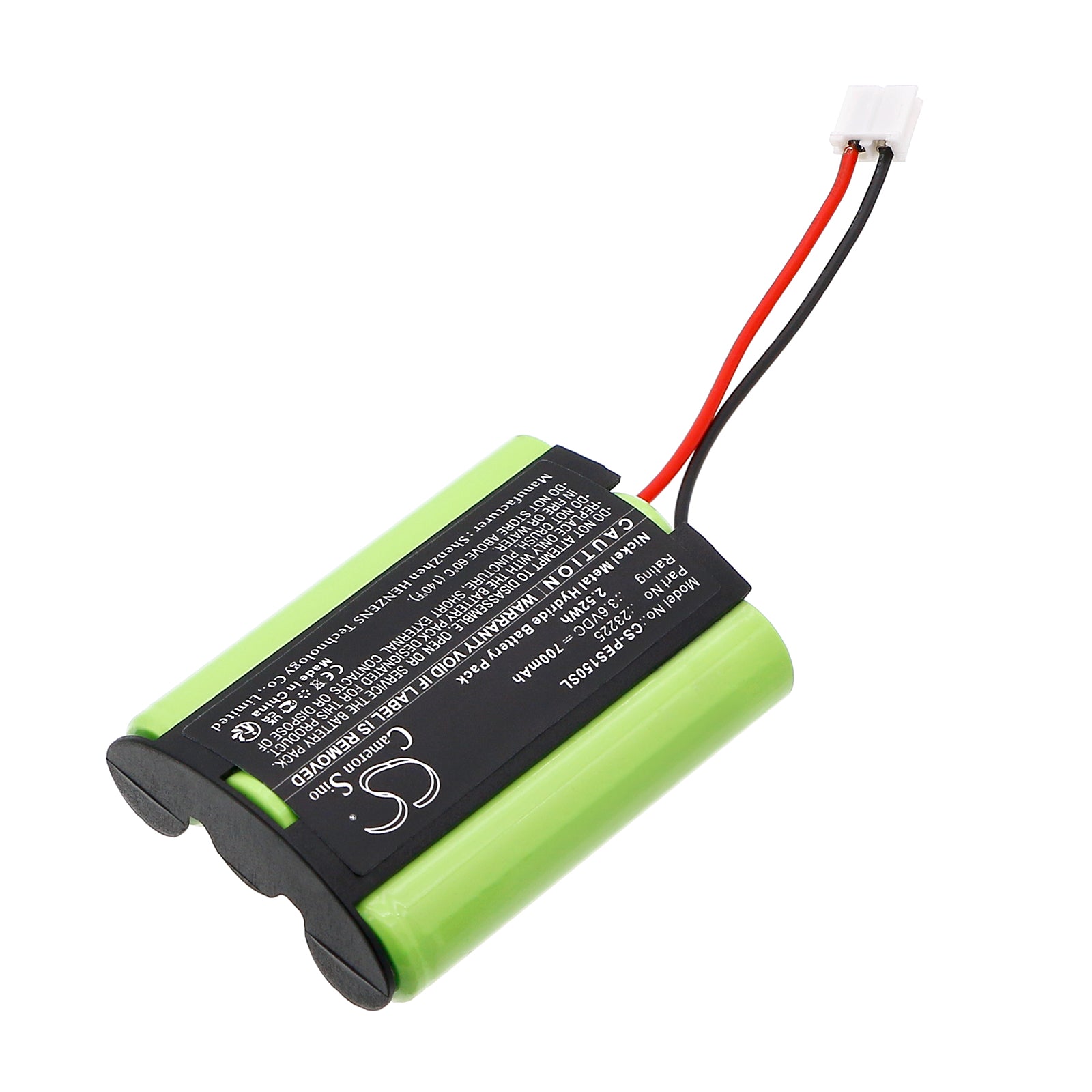 3.6V, Ni-MH, 700mAh, Battery fits PEUGEOT ELIS 1500, 2.52Wh Kitchenware Cameron Sino Technology Limited