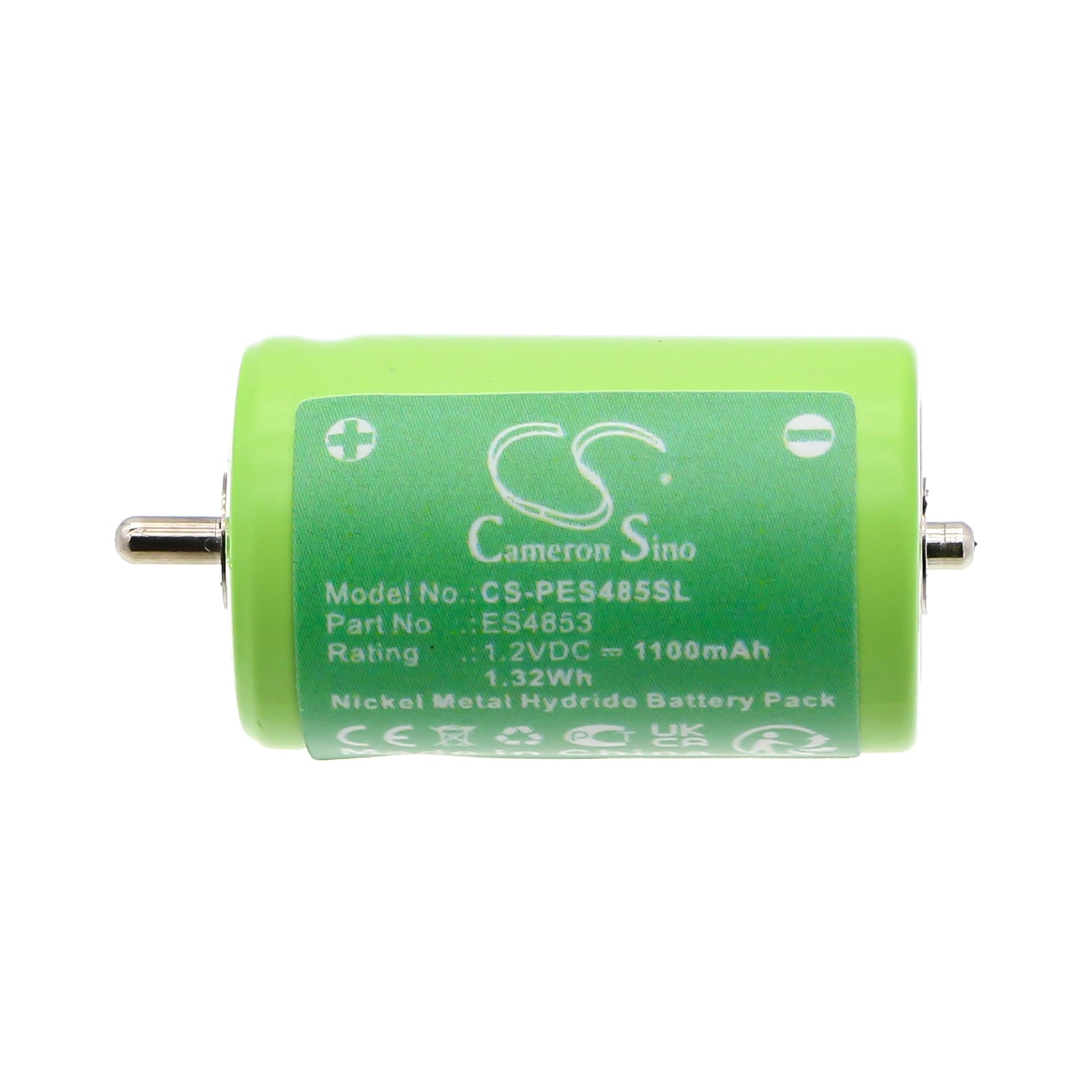 1.2V, Ni-MH, 1100mAh, Battery fits Panasonic ES4853, ES4853S, 1.32Wh Shaver Cameron Sino Technology Limited