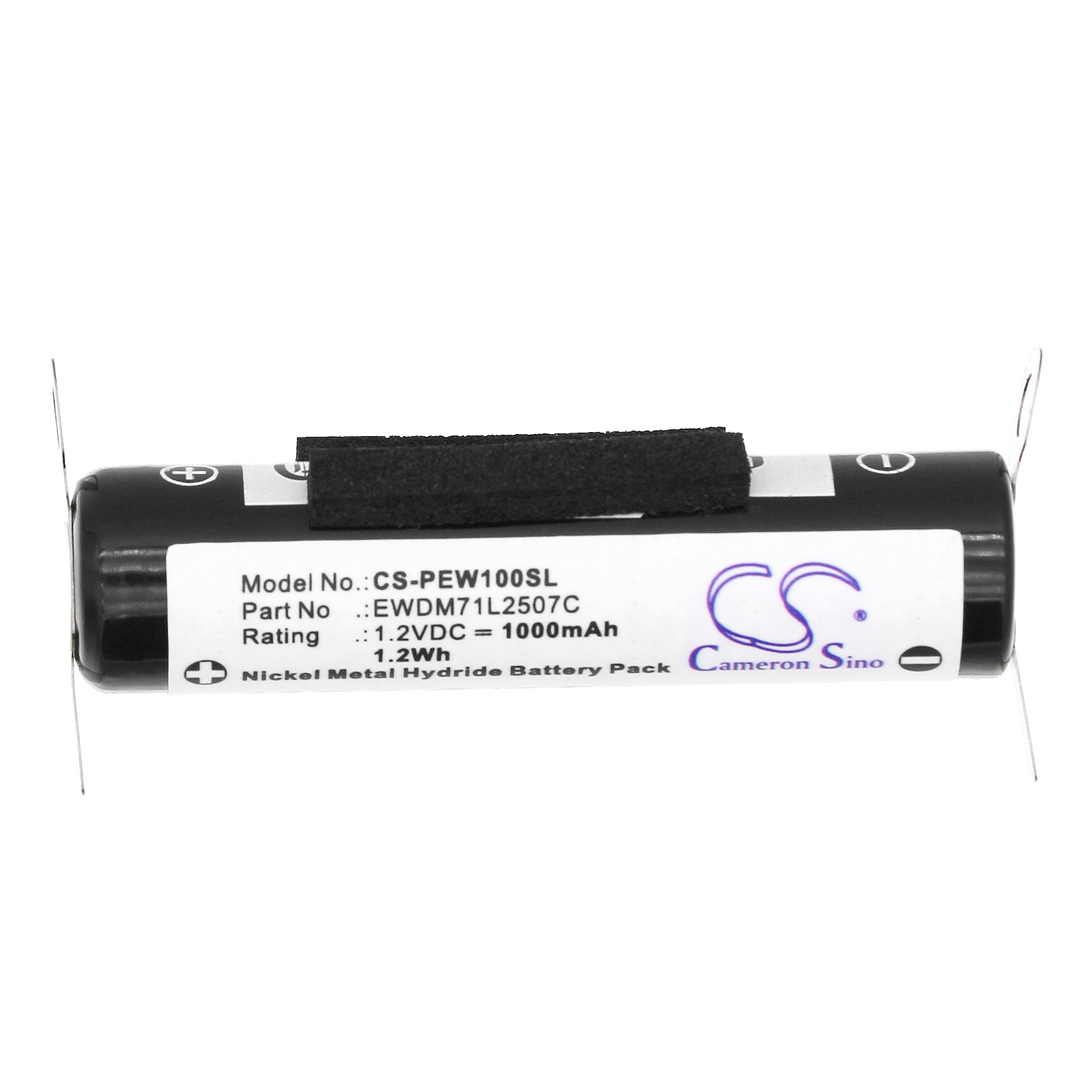 Ni-MH, Toothbrush Battery fits Panasonic Ew-dc01, Wew0890-w406, 1.2V, 1000mAh Toothbrush Cameron Sino Technology Limited