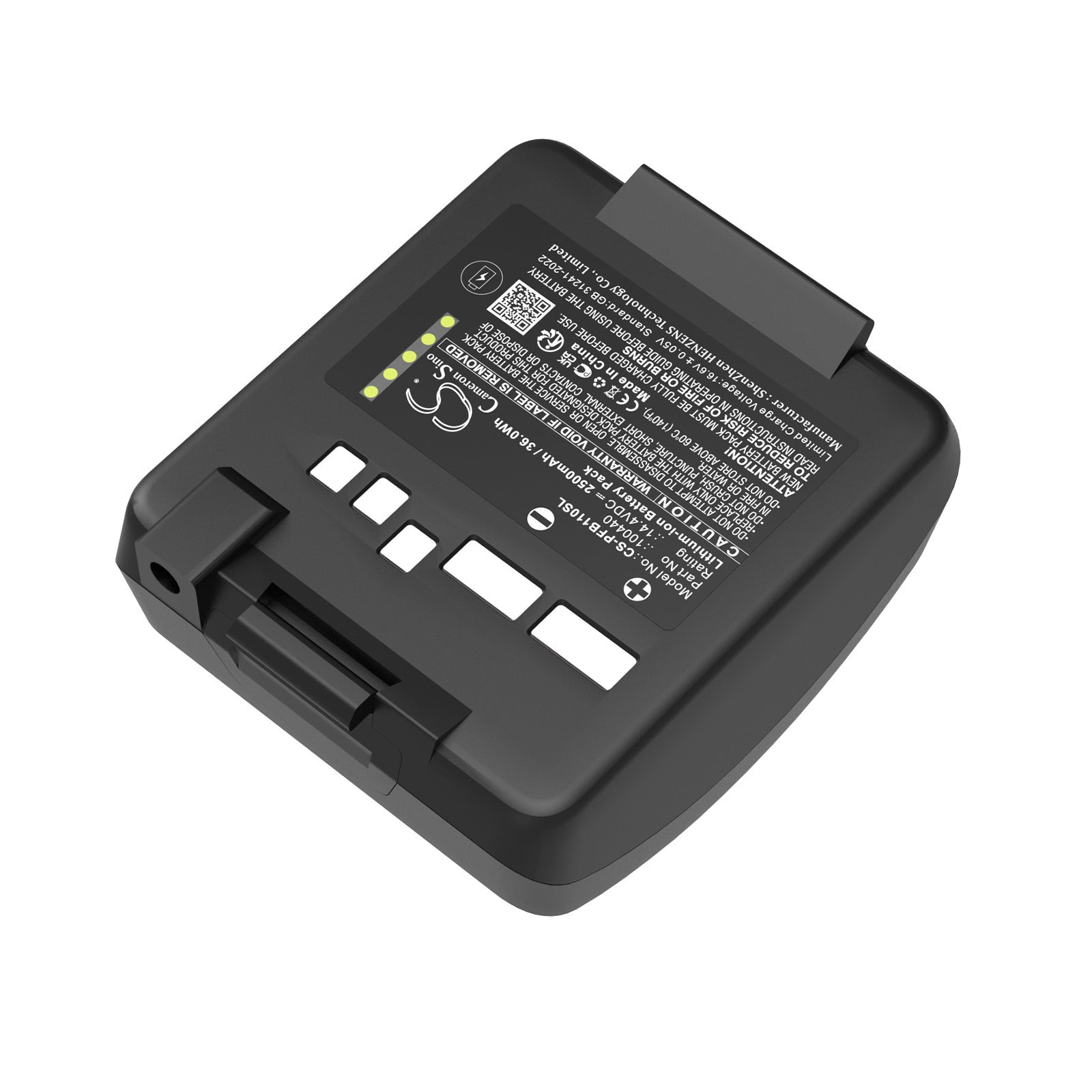 14.4V, Li-ion, 2500mAh, Battery fits Profoto B10, B10 Plus, 36Wh Strobe Lighting Cameron Sino Technology Limited