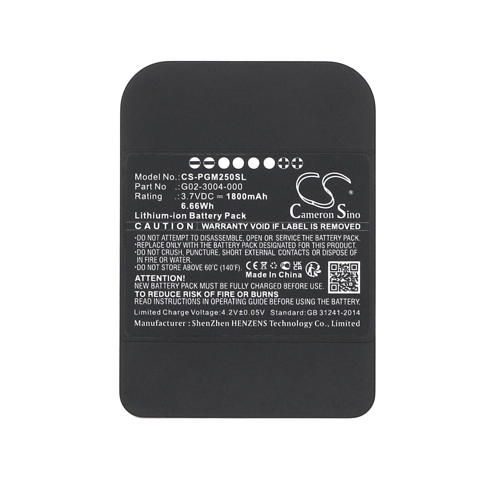 Li-ion, Equipment, Survey, Test Battery fits Microrae Pgm-2500, 3.7V, 1800mAh Equipment, Survey, Test Cameron Sino Technology Limited