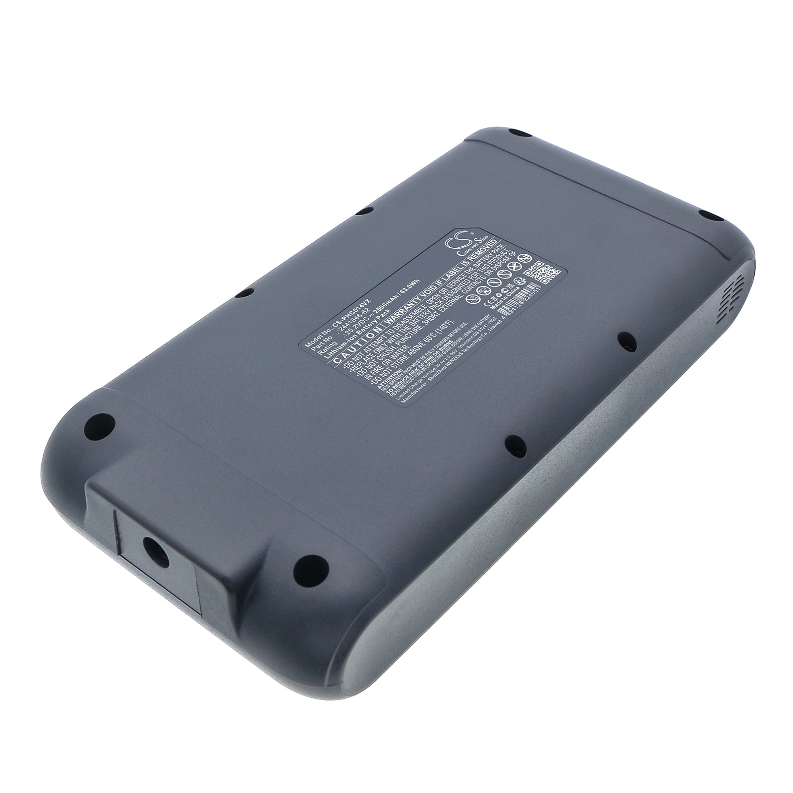 25.2V, Li-ion, 2500mAh, Battery fits Philips Aqua Series 5000, Series 5000, 63Wh Vacuum Cameron Sino Technology Limited