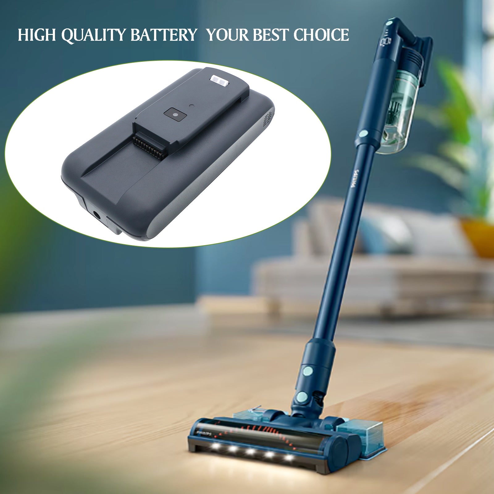 25.2V, Li-ion, 2500mAh, Battery fits Philips Aqua Series 5000, Series 5000, 63Wh Vacuum Cameron Sino Technology Limited